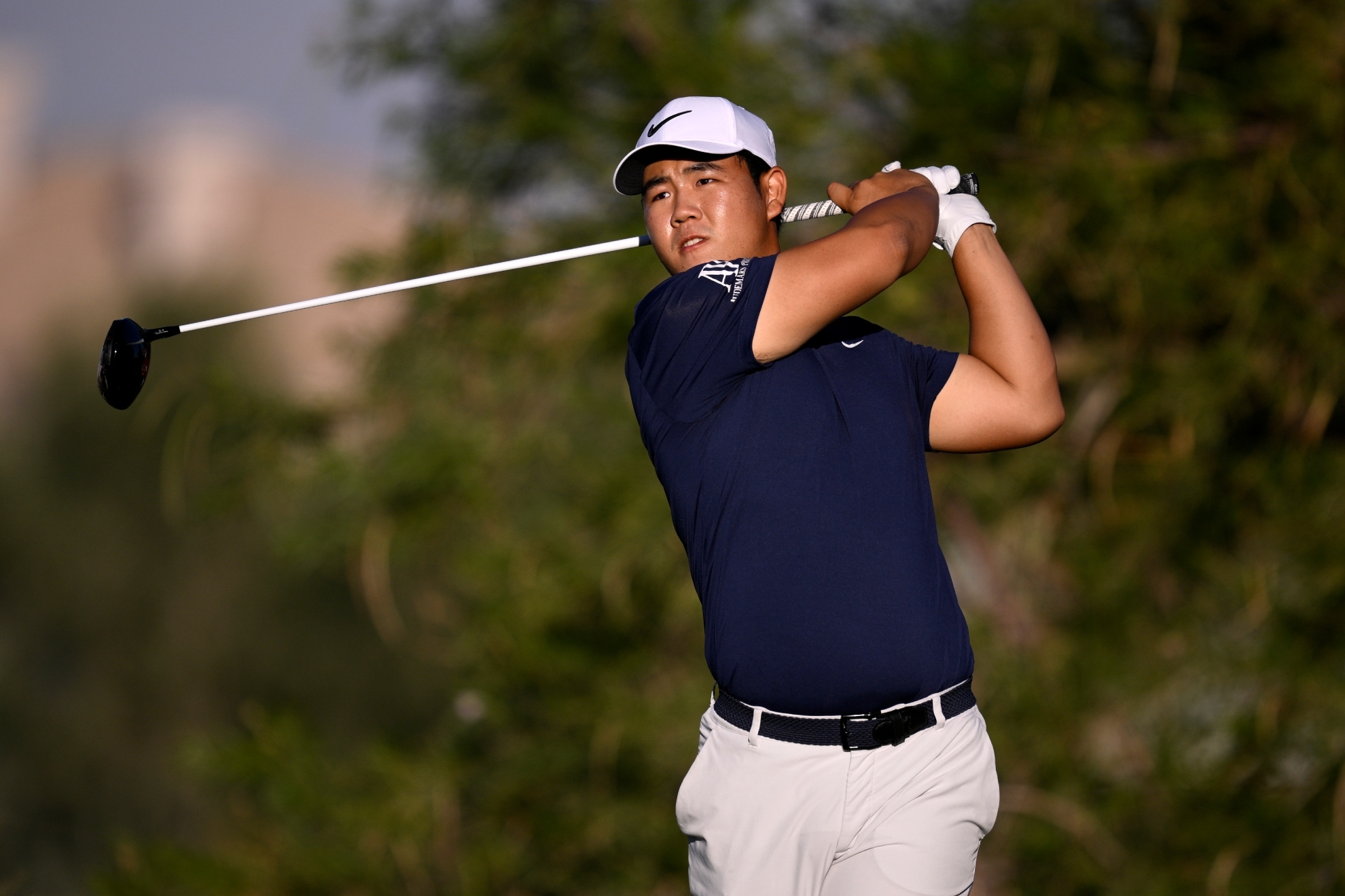 Tom Kim during the final day of action at the Shriners