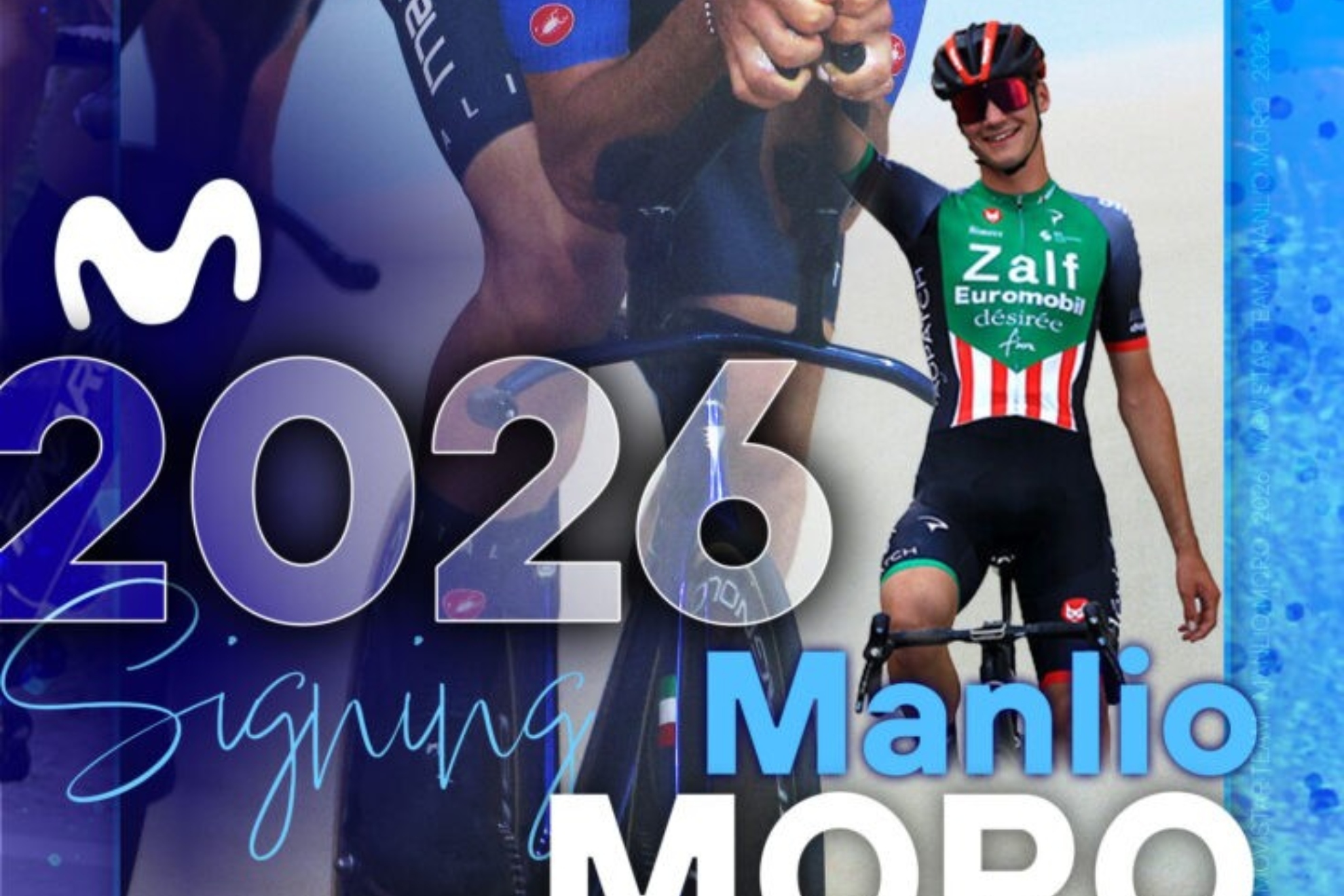 Manlio Moro se sube al tren Movistar Team de forma oficial