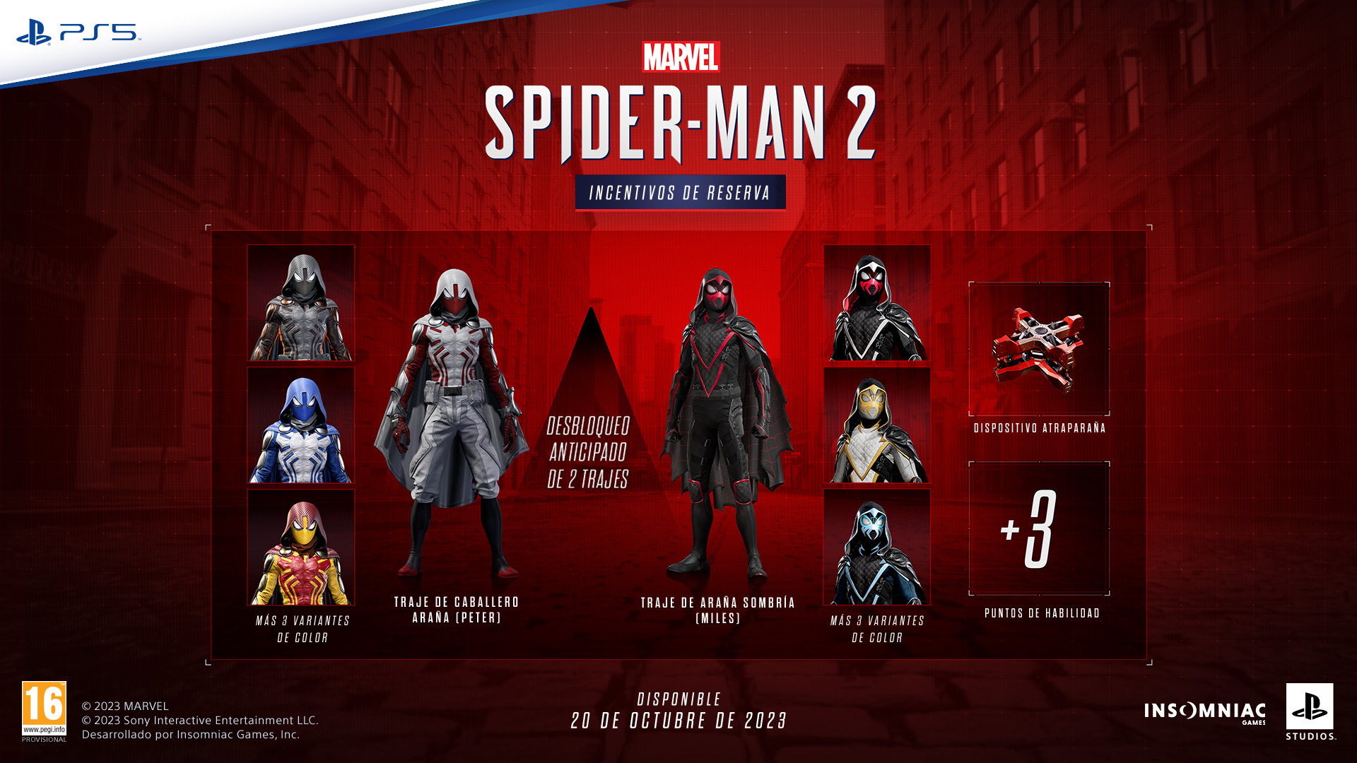 Consola PS5 Edición Estándar más Juego SpiderMan 2