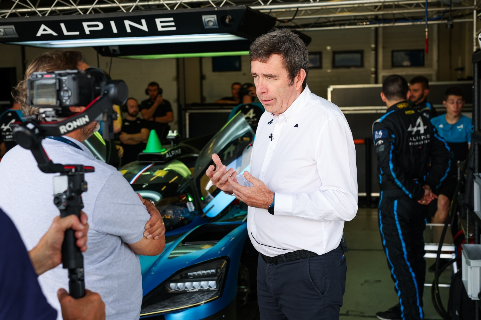 Famin estuvo supervisando los test de Jerez antes de viajar a EE. UU.