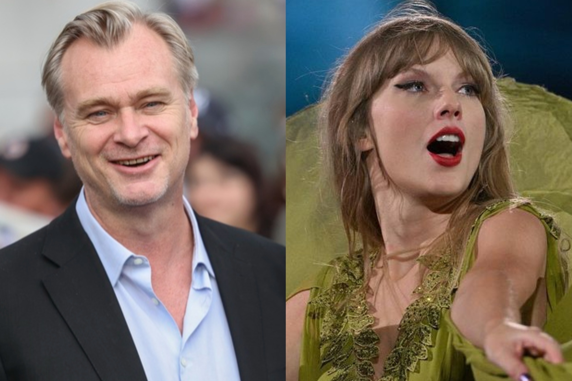 Director Christopher Nolan praised Taylor Swifts strategy to release The Eras Tour Movie in theaters