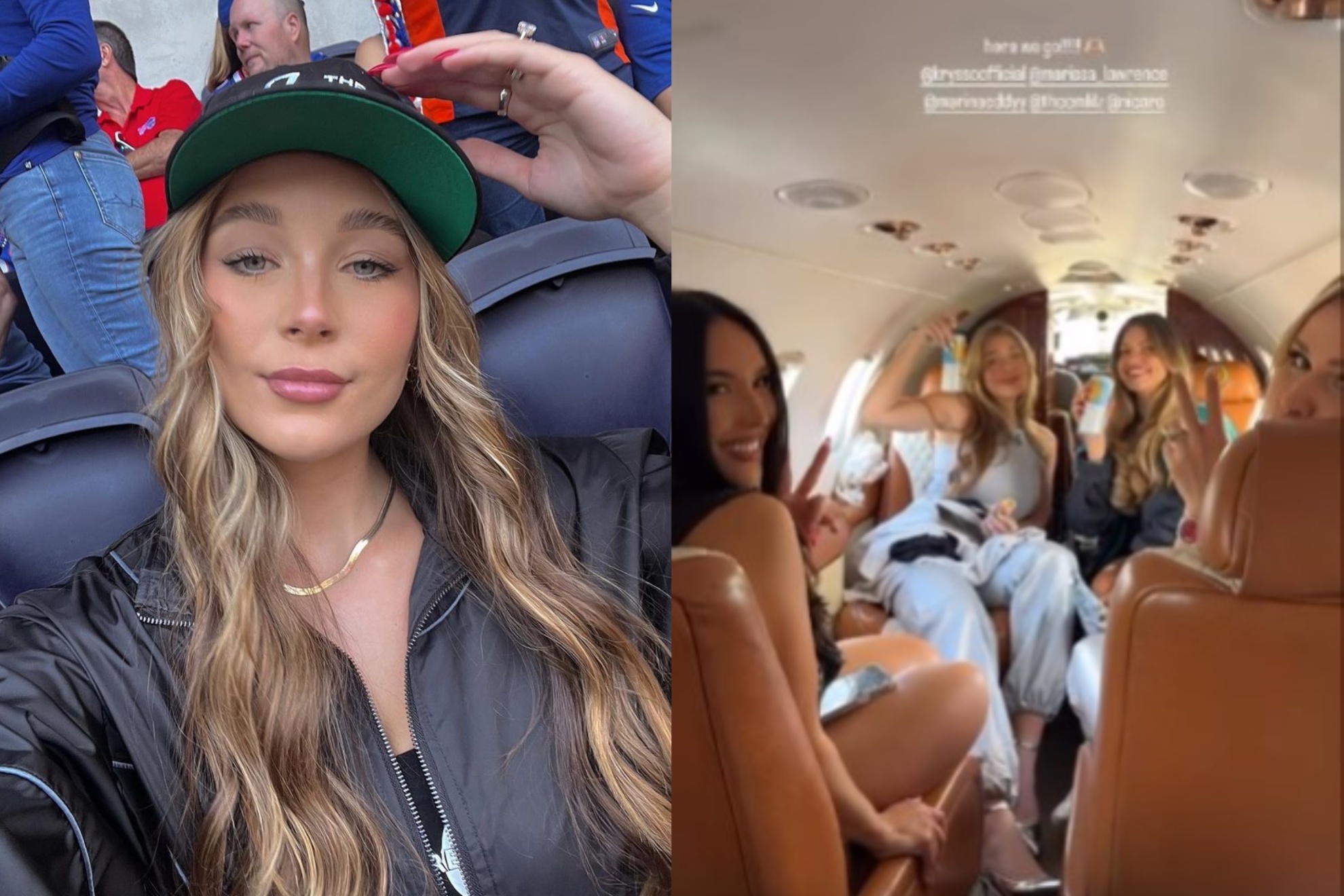 Marissa Lawrence travelled to New Orleans with a group of friends to see Trevor Lawrence on TNF