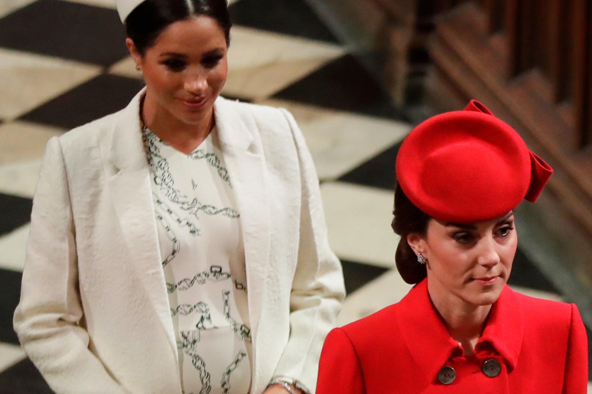 Duchess of Sussex, Meghan Markle (left) and Princess of Wales, Kate Middleton.