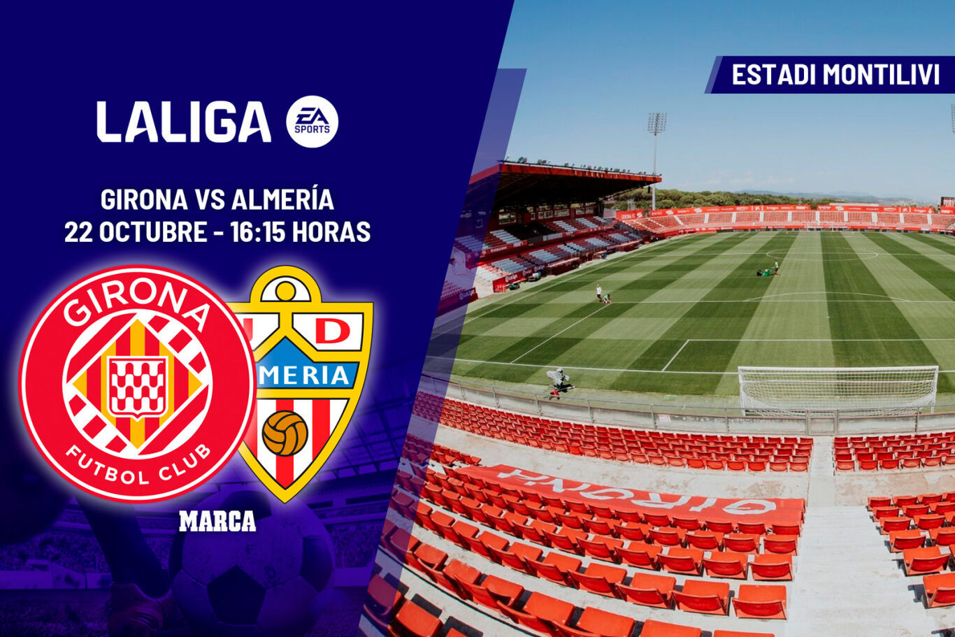 Girona - Almería: resumen, resultado y goles