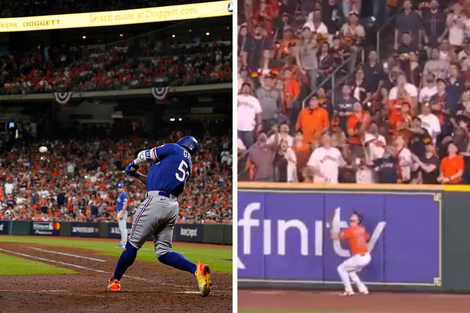 MLB fan makes barehanded HR catch in Game 6 of ALCS between Astros, Rangers