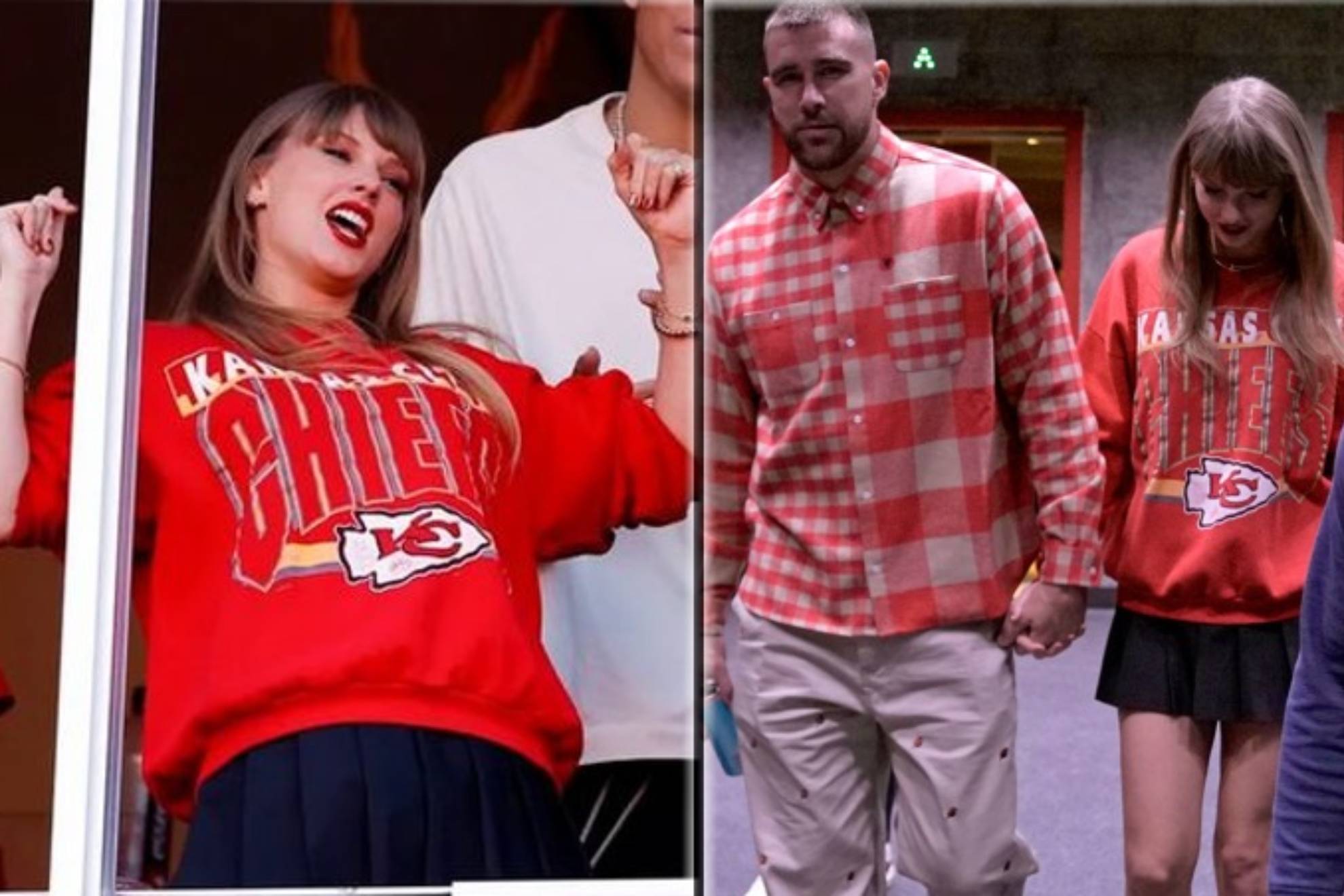 El baile viral de Taylor Swift en la NFL animando a Travis Kelce... y la prueba gráfica de su amor