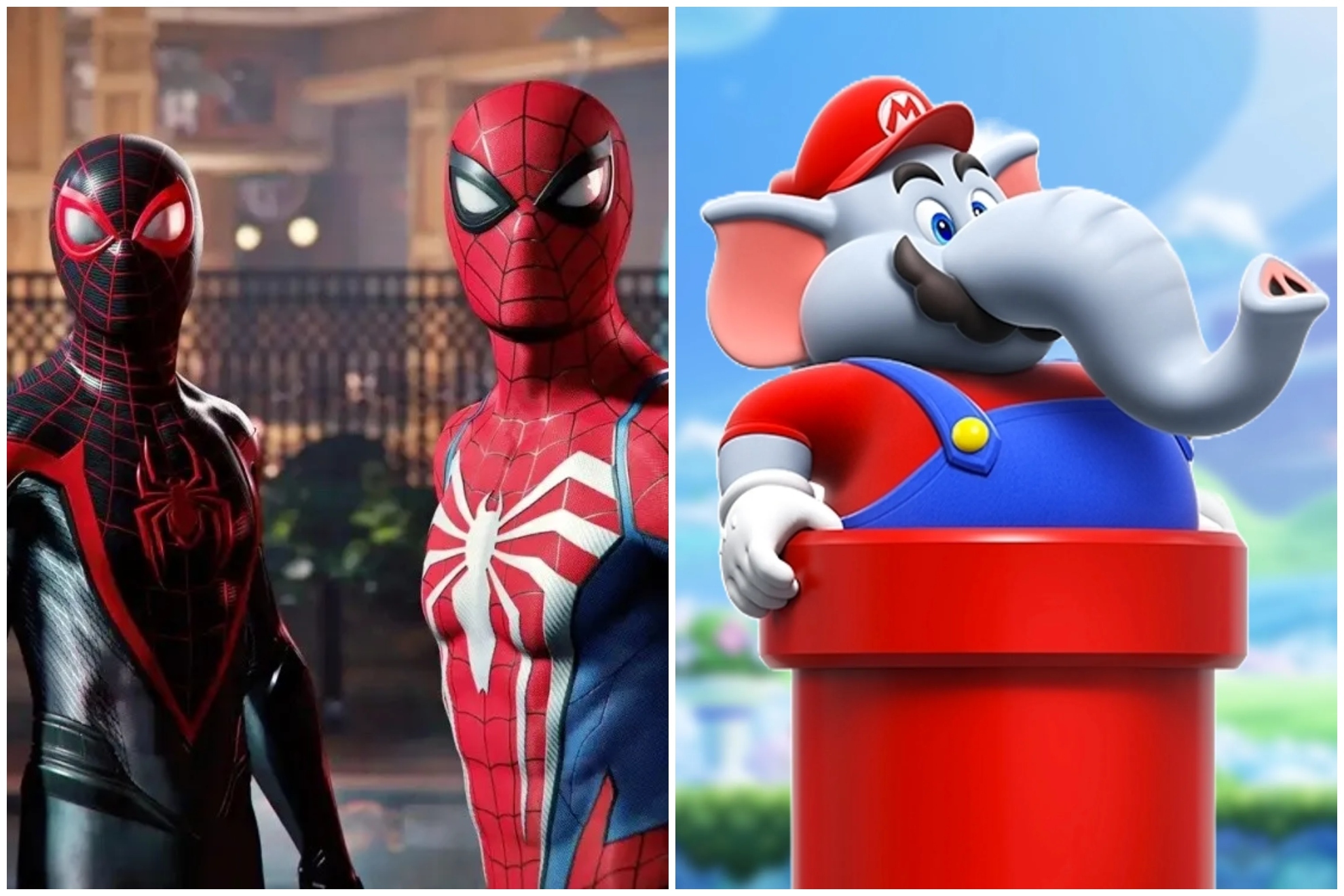 El Marvel's Spider-Man 2 le 'gana la batalla' de ventas al Super Mario Bros Wonder
