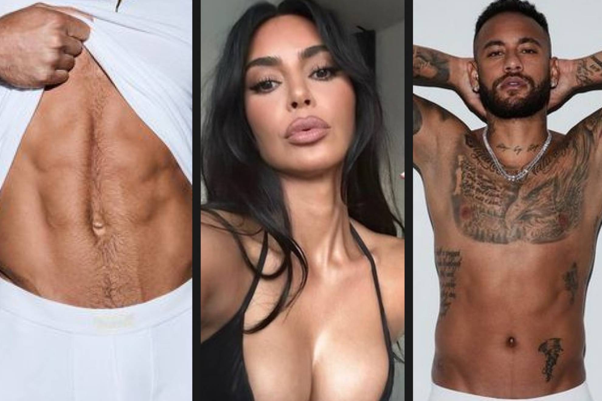 Estrellas del deporte como Nick Bosa, Neymar y Shai Gilgeous-Alexander han posado en ropa interior para la marca SKIMS de Kim Kardashian y su línea Mens Sport Legging.