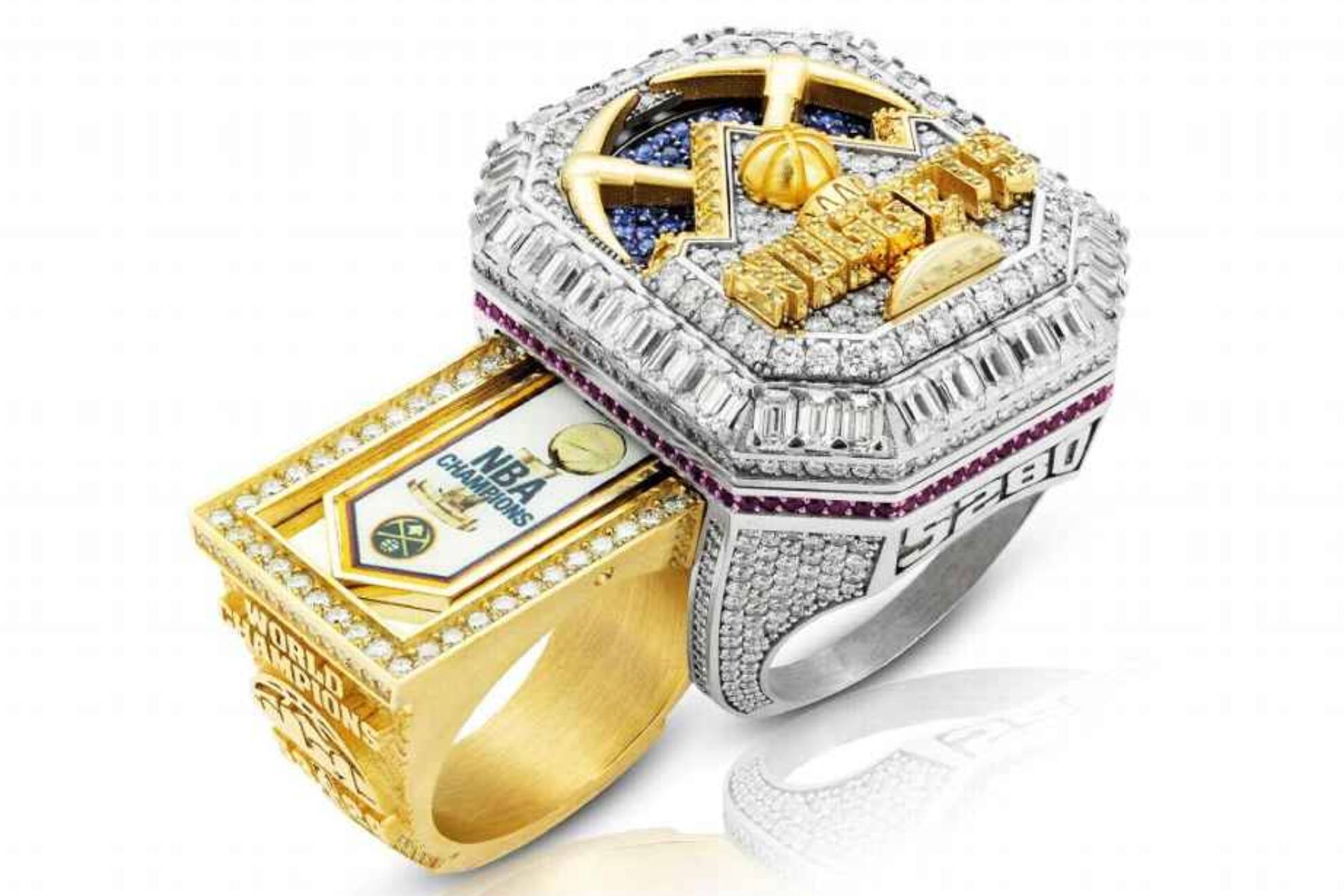 The Denver Nuggets' championship ring