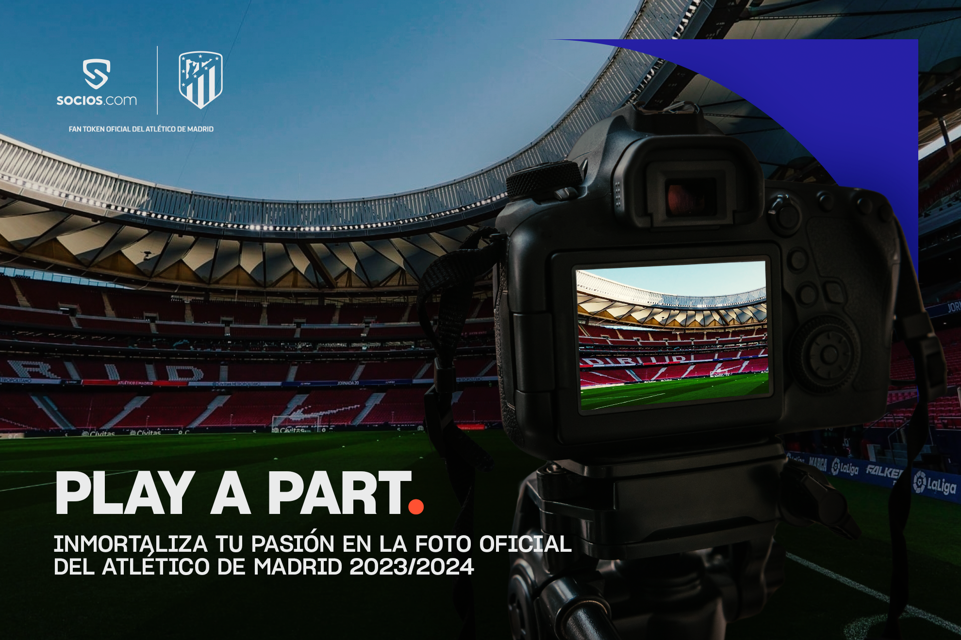 El Atlético de Madrid y Socios.com invitarán a dos tokenistas a posar para la foto oficial de la temporada