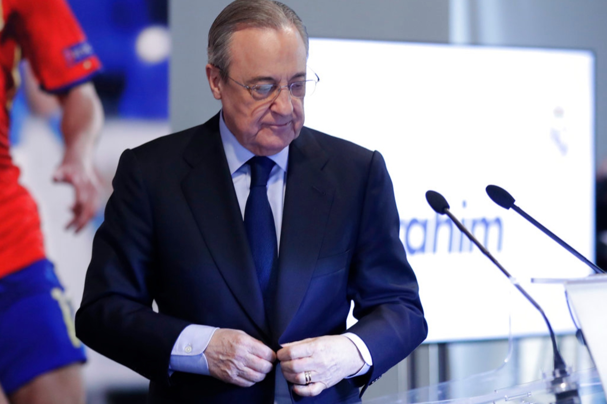 Real Madrid president Florentino Perez won't be in Barcelona for this Saturday's El Clasico