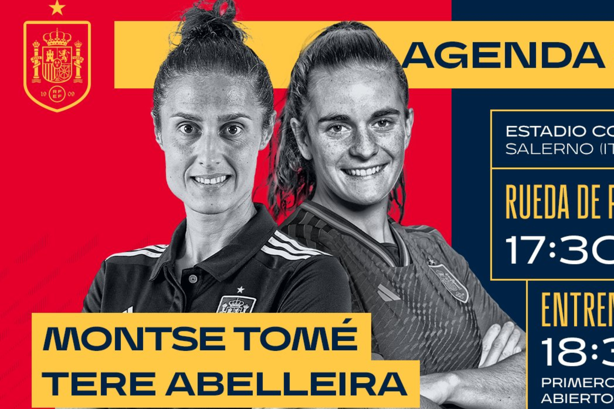 Rueda de prensa de Montse Tomé y Tere Abelleira, en directo | Última hora de la selección femenina de fútbol