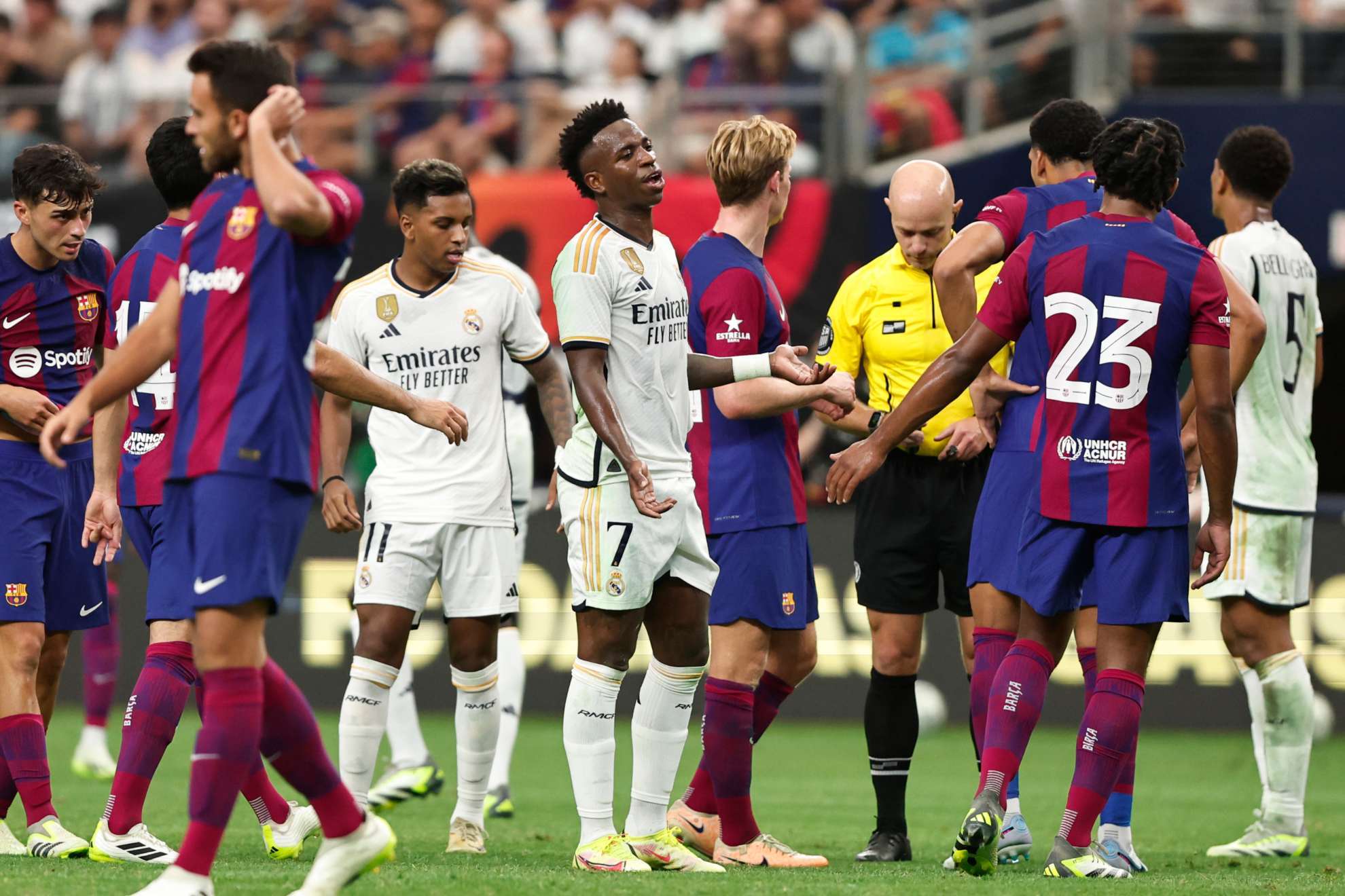 Imagen del Clásico entre Real Madrid y Barcelona.