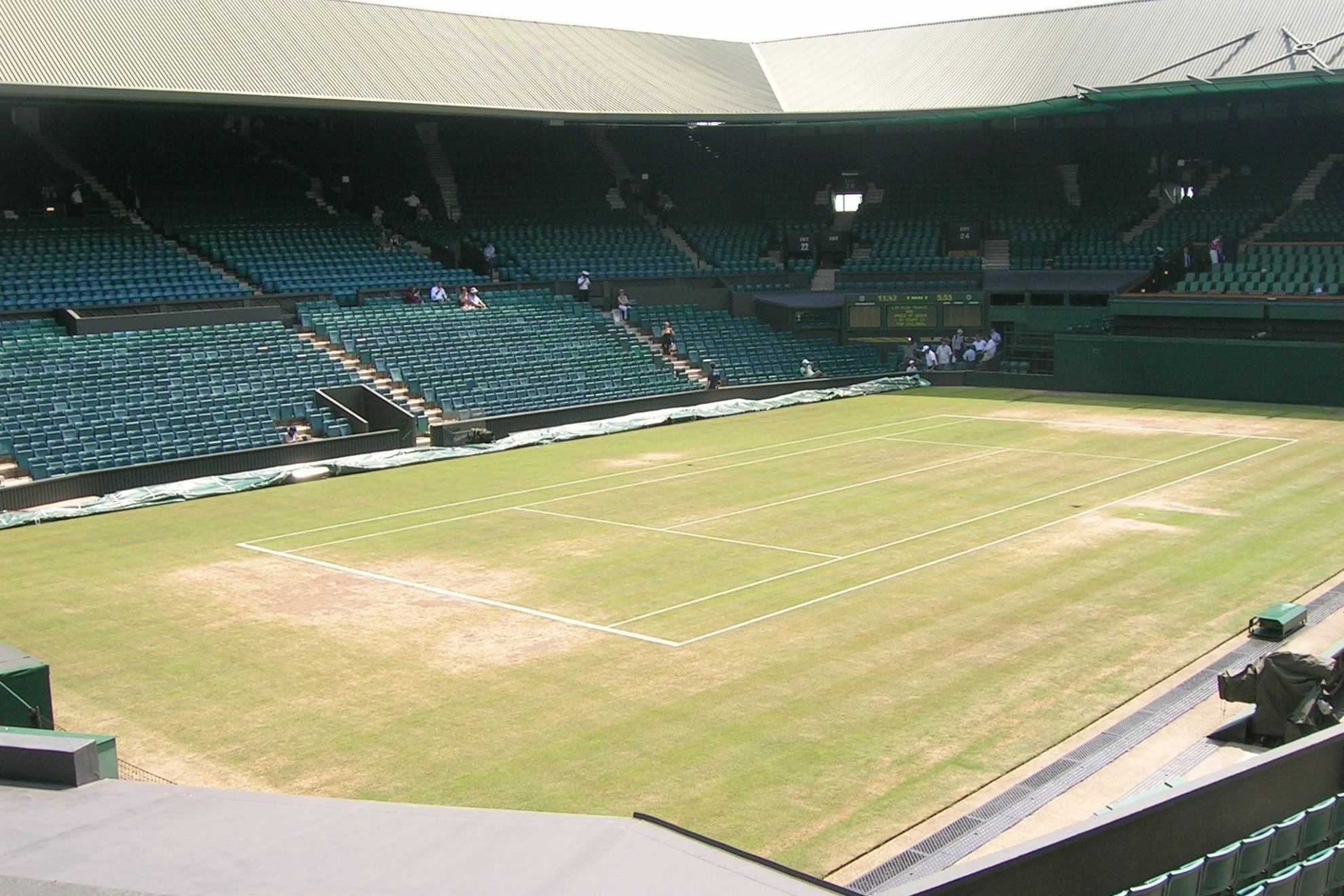 La pista central del All England Club de Londres, donde se celebra Wimbledon