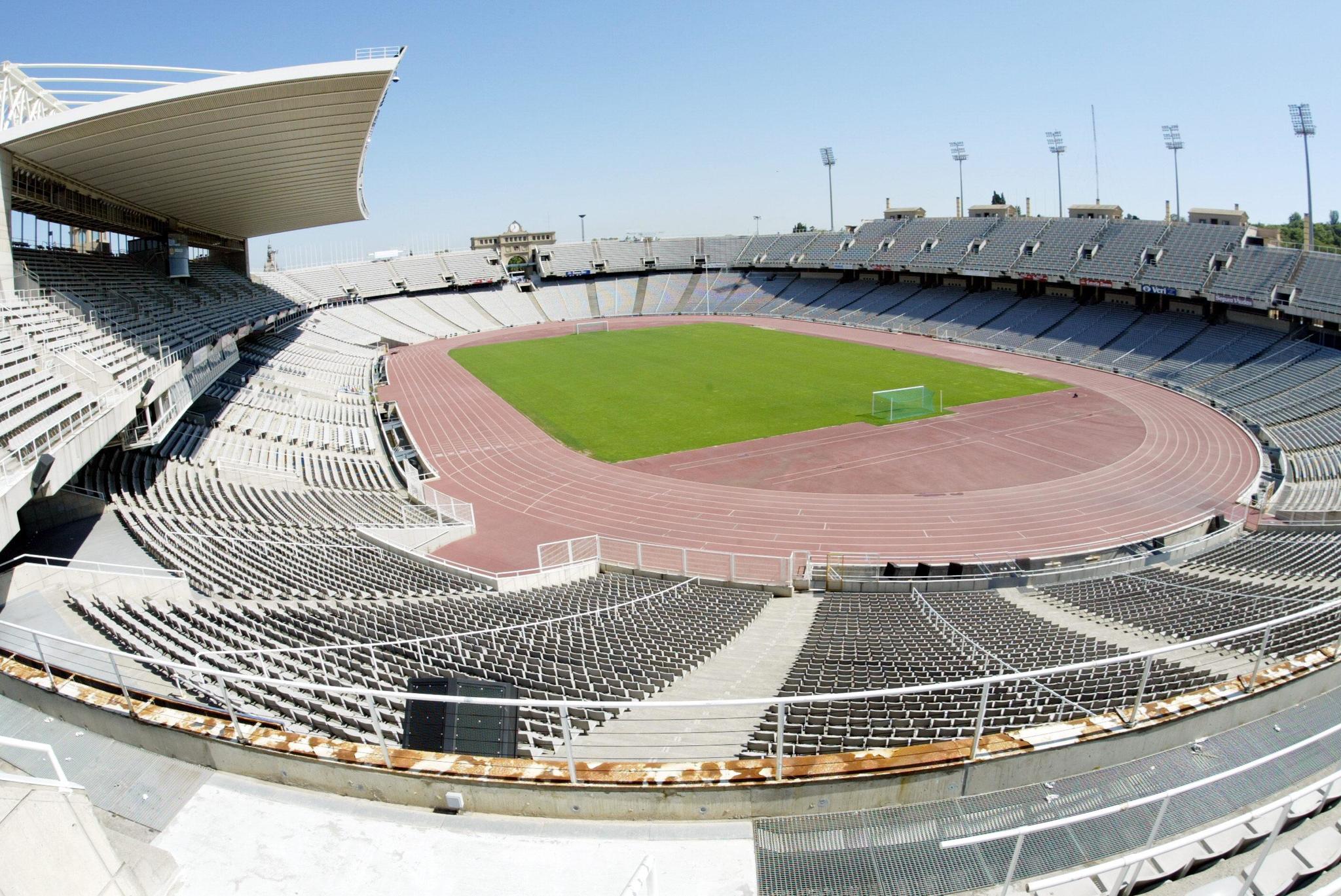 Vista panormica del estadio Llus Companys.