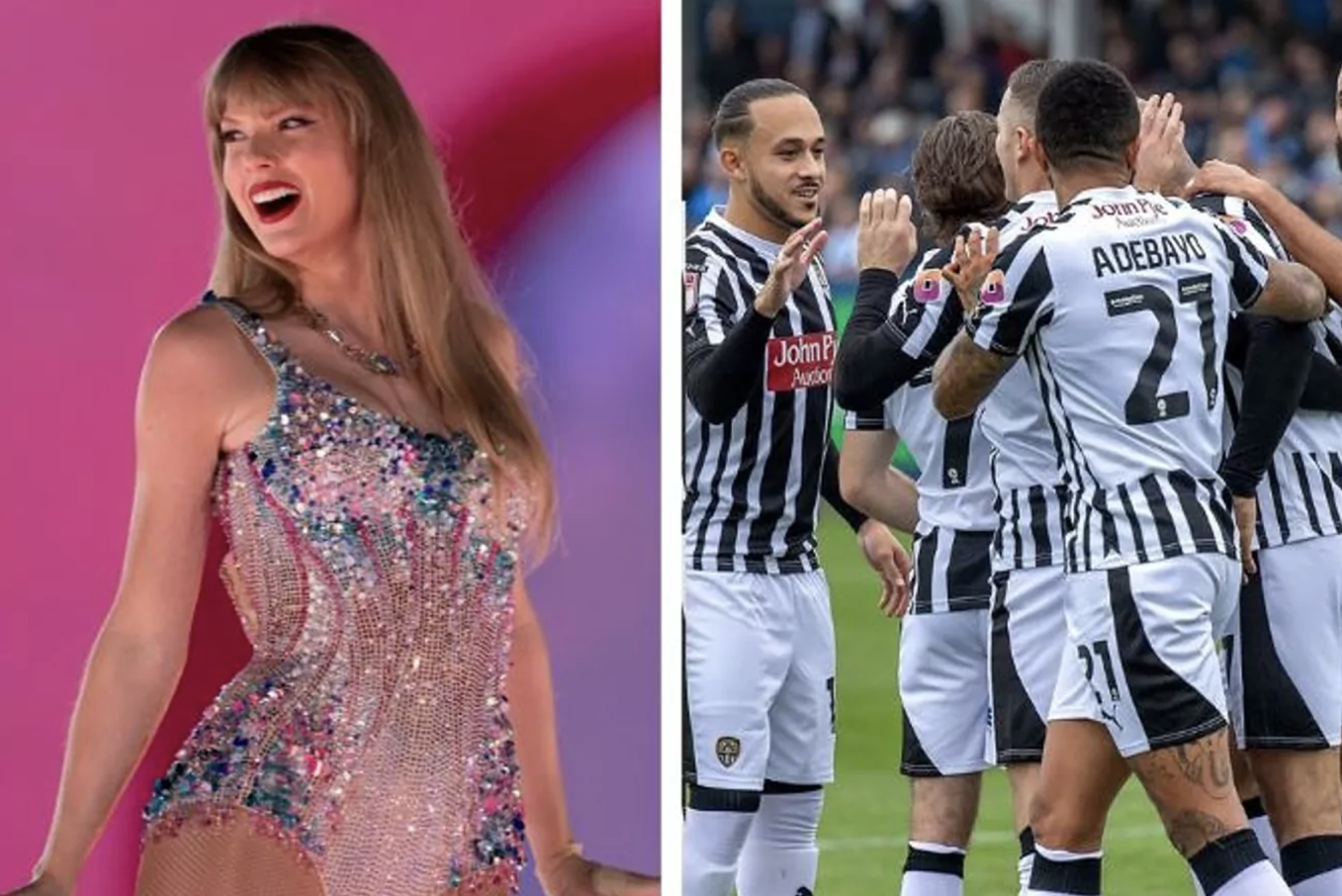 Could Taylor Swift compete with Ryan Reynolds' Wrexham? Notts County responds... with her songs!