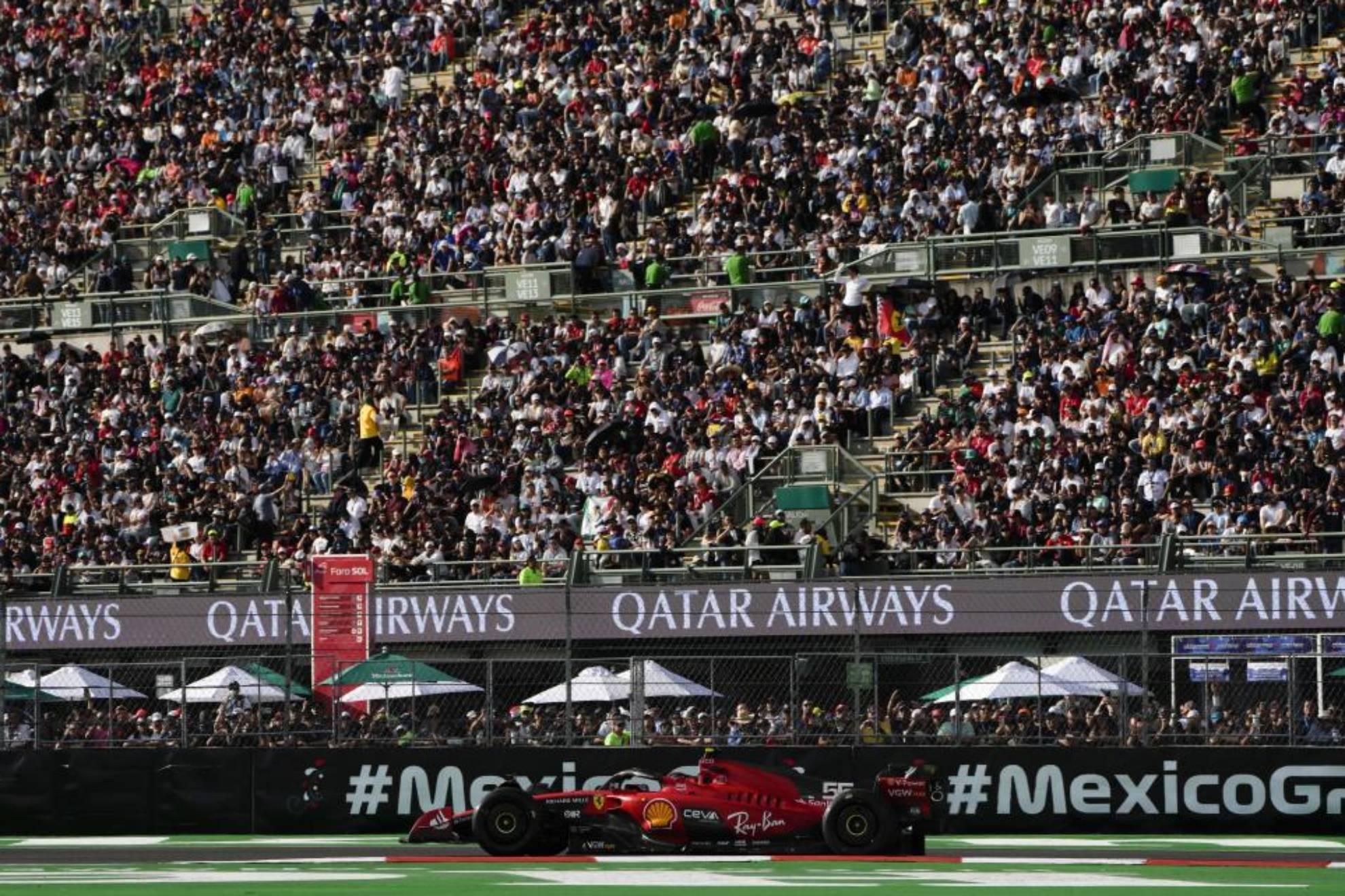 Carlos Sainz, el viernes del GP de México 2033.