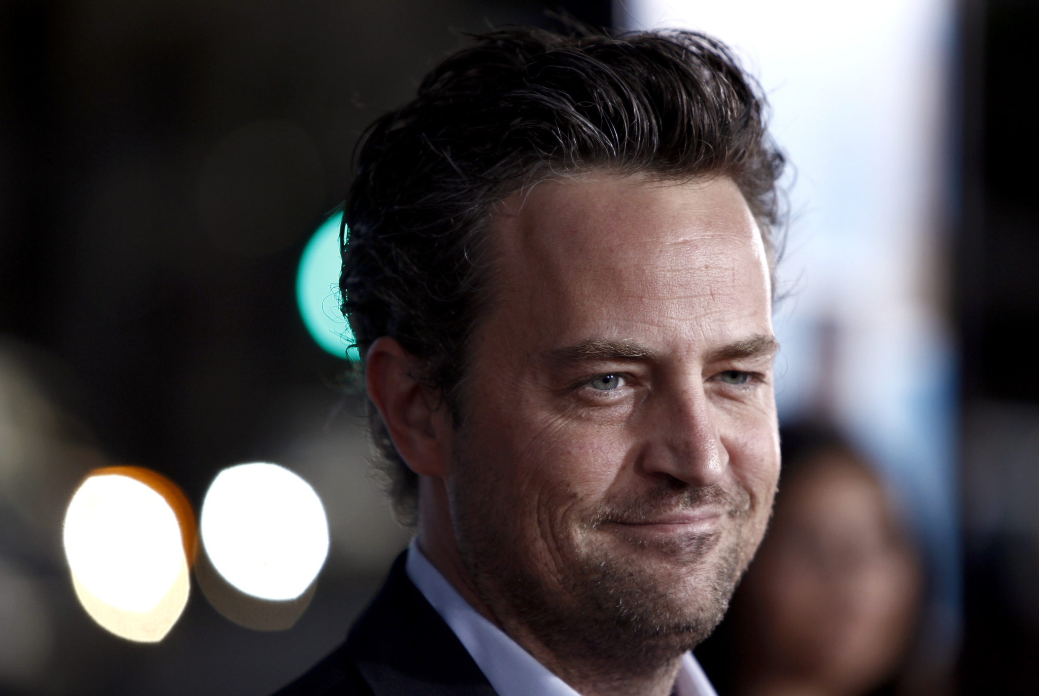 Matthew Perry arrives at the premiere of "The Invention of Lying" in Los Angeles on Monday, Sept. 21, 2009. Perry, who starred as Chandler Bing in the hit series 