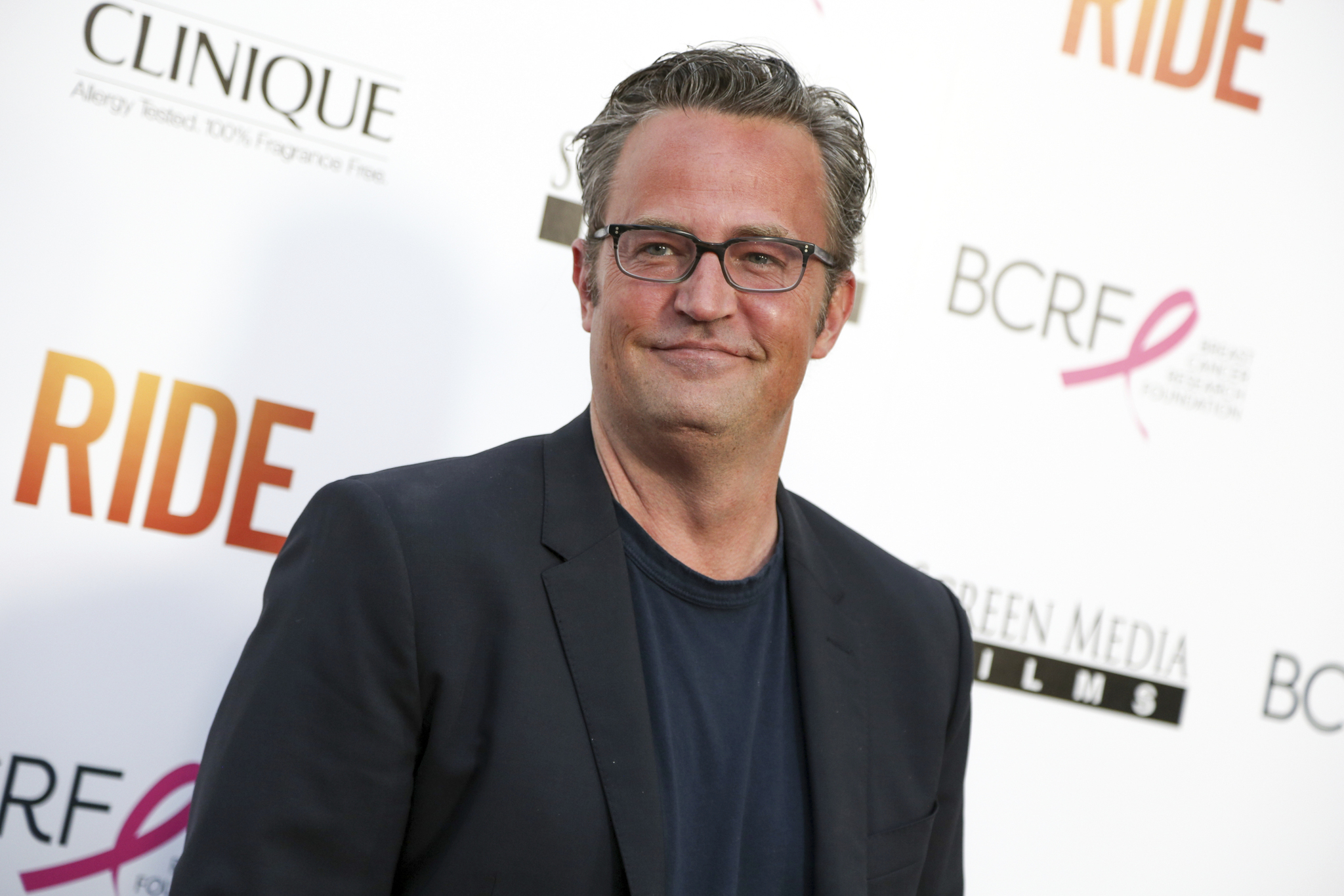 Matthew Perry arrives at the premiere of "Ride" at The Arclight Hollywood Theater in Los Angeles. Perry, who starred as Chandler Bing in the hit series "Friends," has died. He was 54. The Emmy-nominated actor was found dead of an apparent drowning at his Los Angeles home on Saturday, according to the Los Angeles Times and celebrity website TMZ, which was the first to report the news. Both outlets cited unnamed sources confirming Perry's death. His publicists and other representatives did not immediately return messages seeking comment. (Photo by Rich Fury/Invision/AP, File)