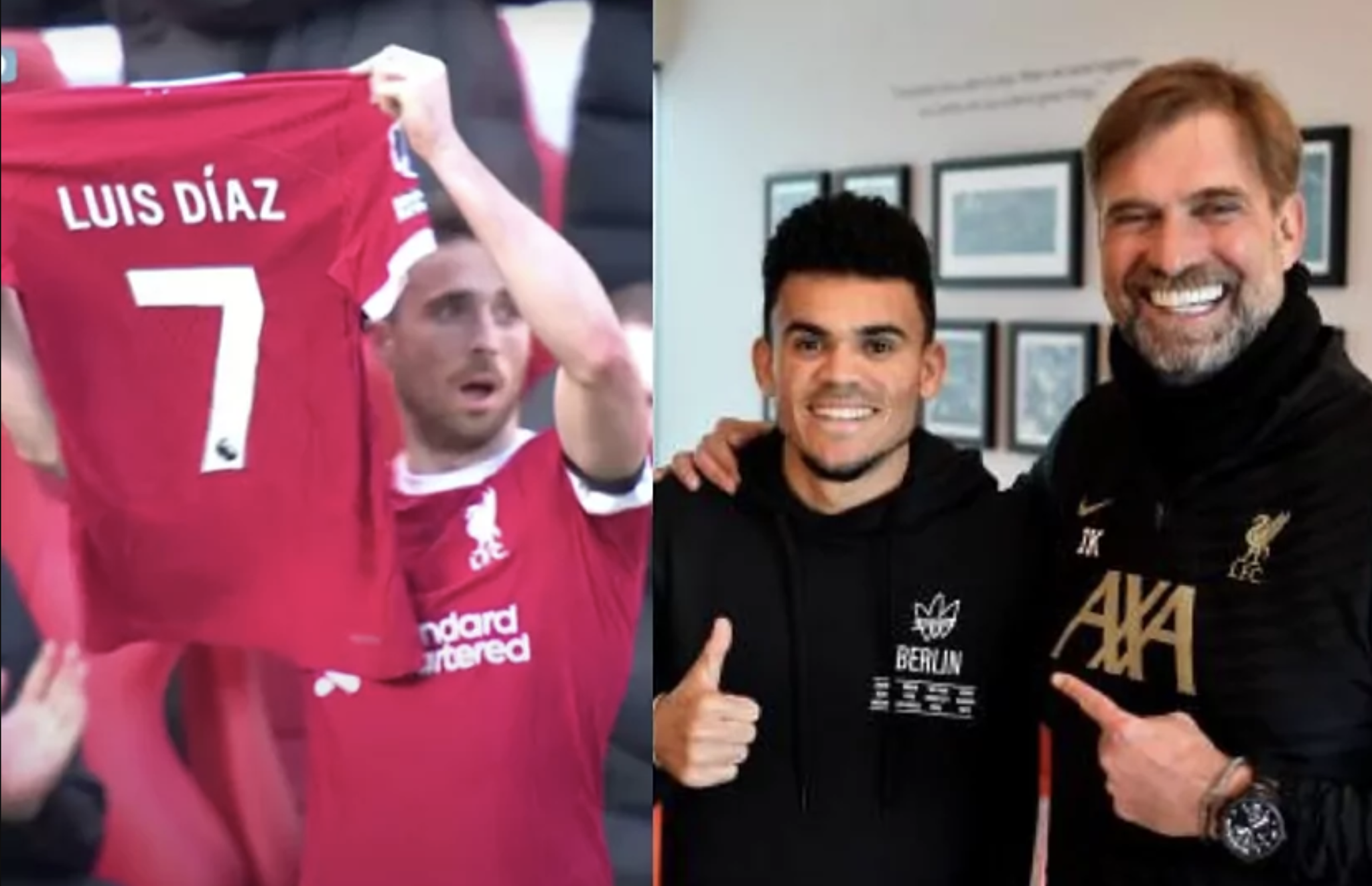 Liverpool and Jurgen Klopp show their support for Luis Diaz: We want to help, but we can't