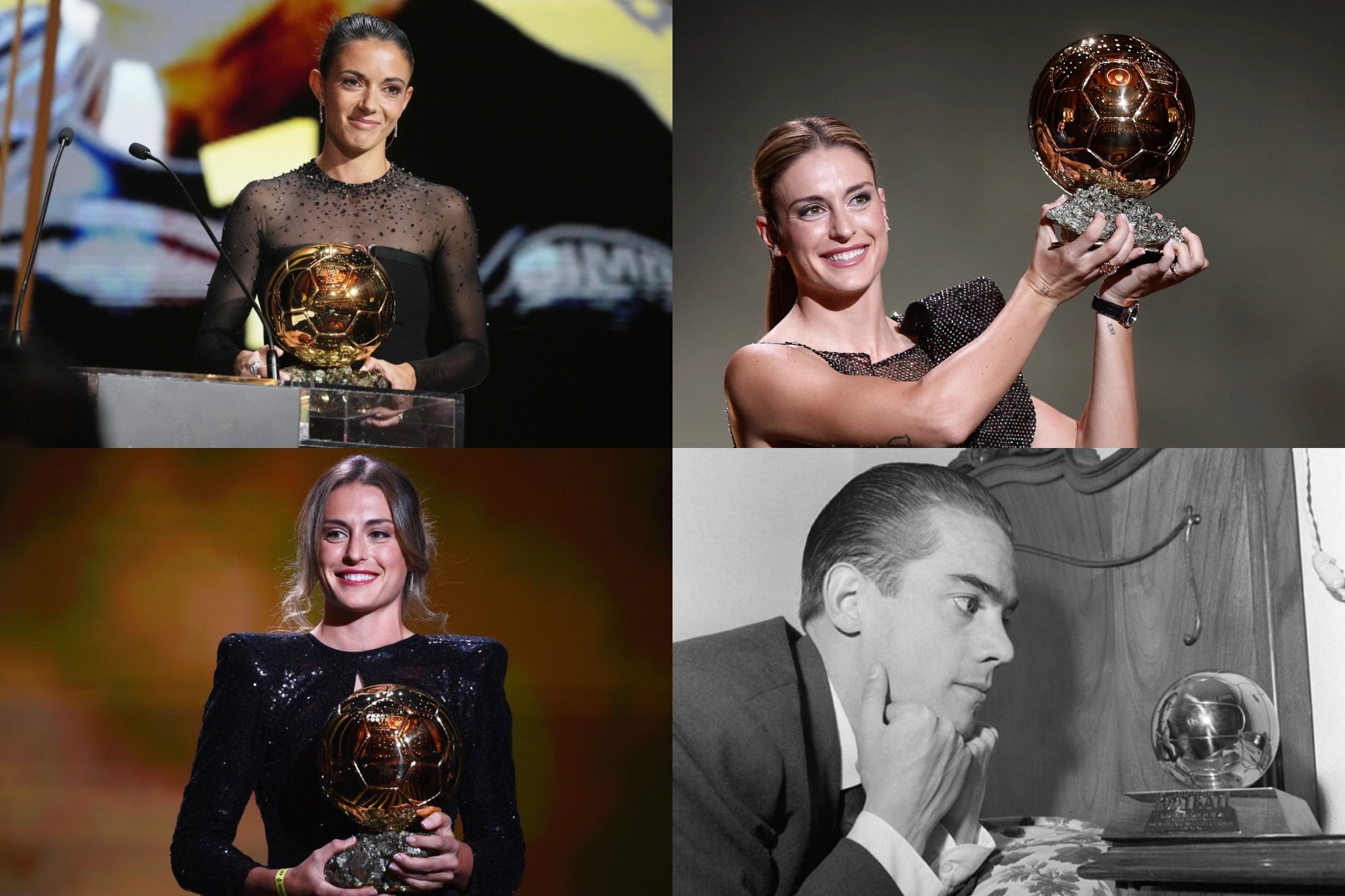 Aitana, Alexia en dos ocasiones, y Luis Suárez, únicos españoles ganadores del Balón de Oro