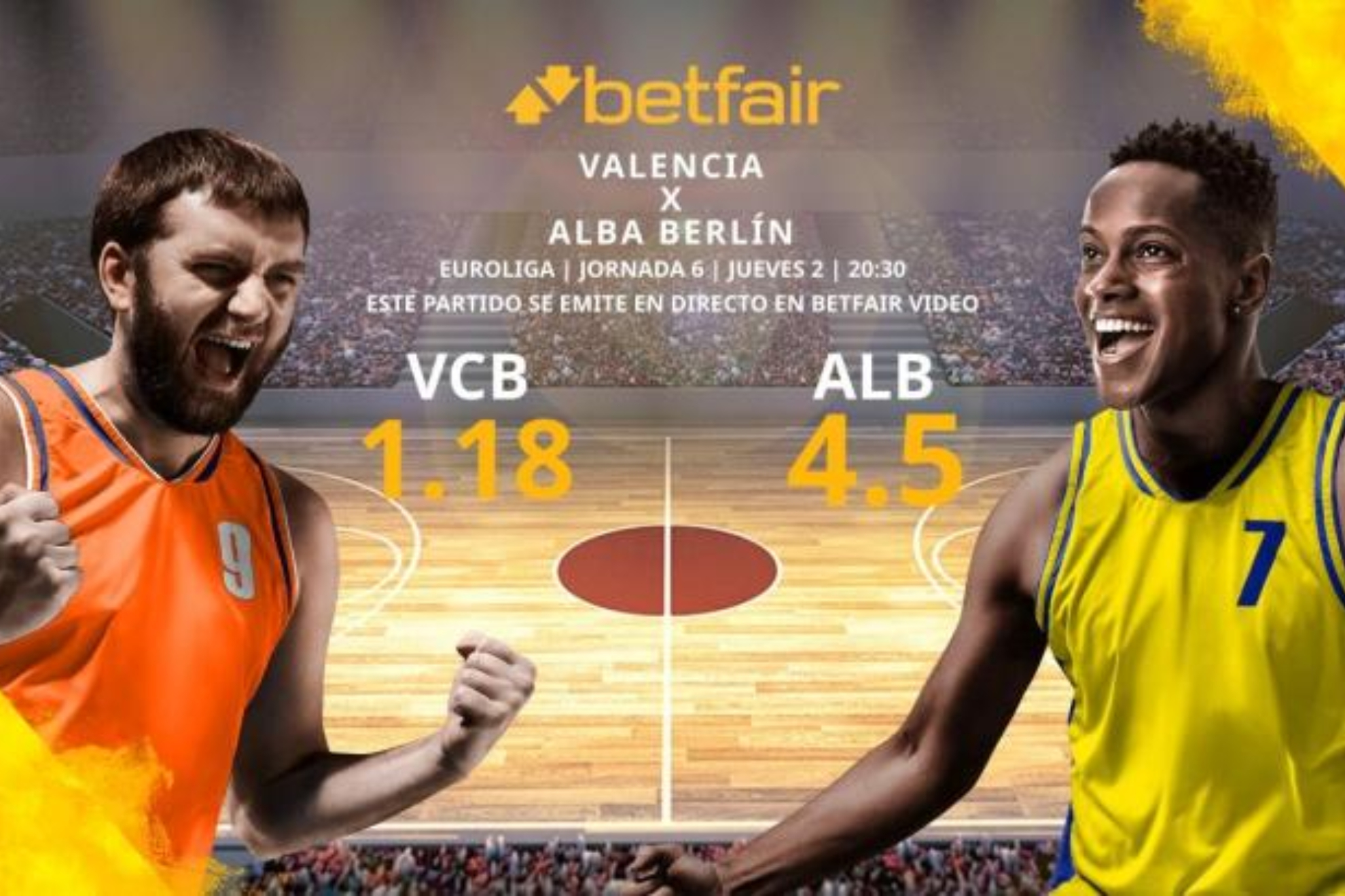 Valencia Basket vs Alba Berln: estadsticas y pronsticos