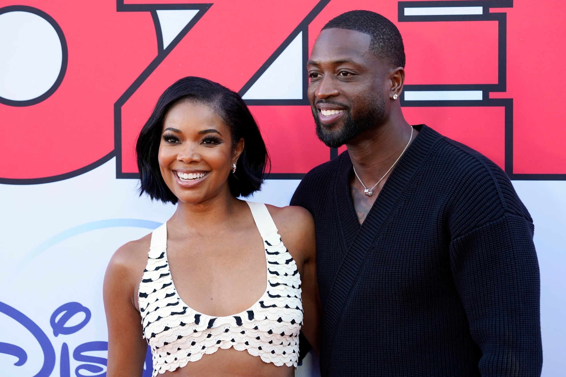 Gabrielle Union and Dwyane Wade at a public event.