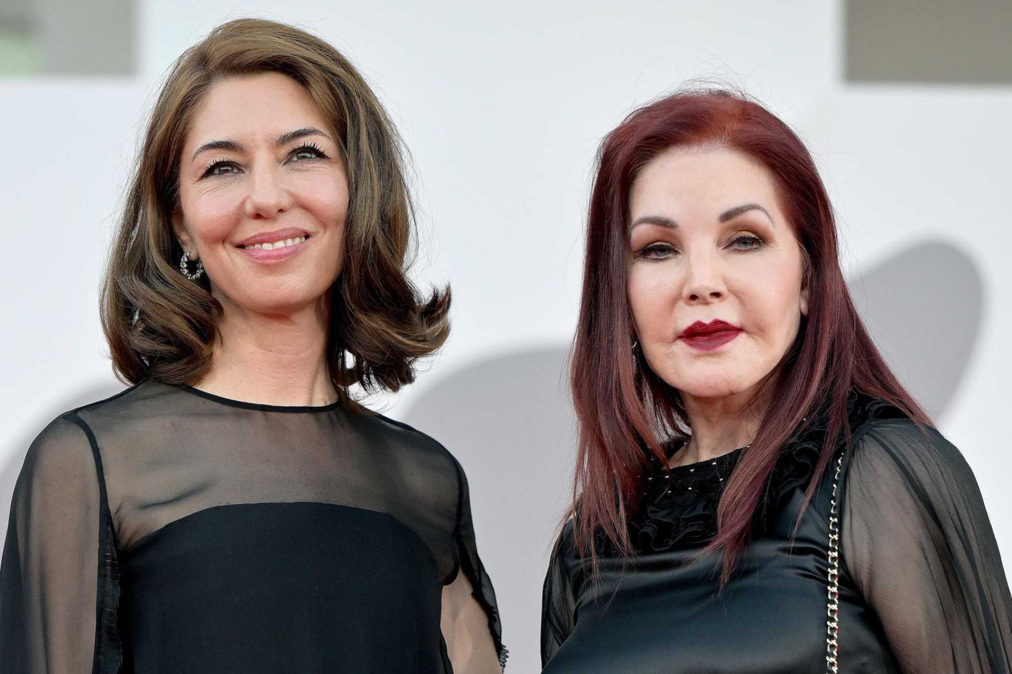 Sofia Coppola and Priscilla Presley, the mother of Lisa Marie Presley