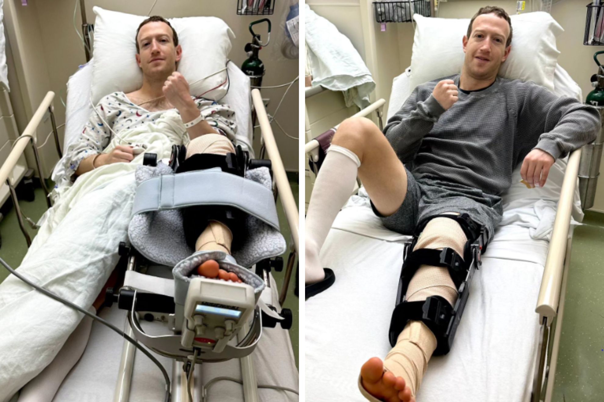 UFC stars wish Mark Zuckerberg a speedy recovery after tearing ACL in MMA