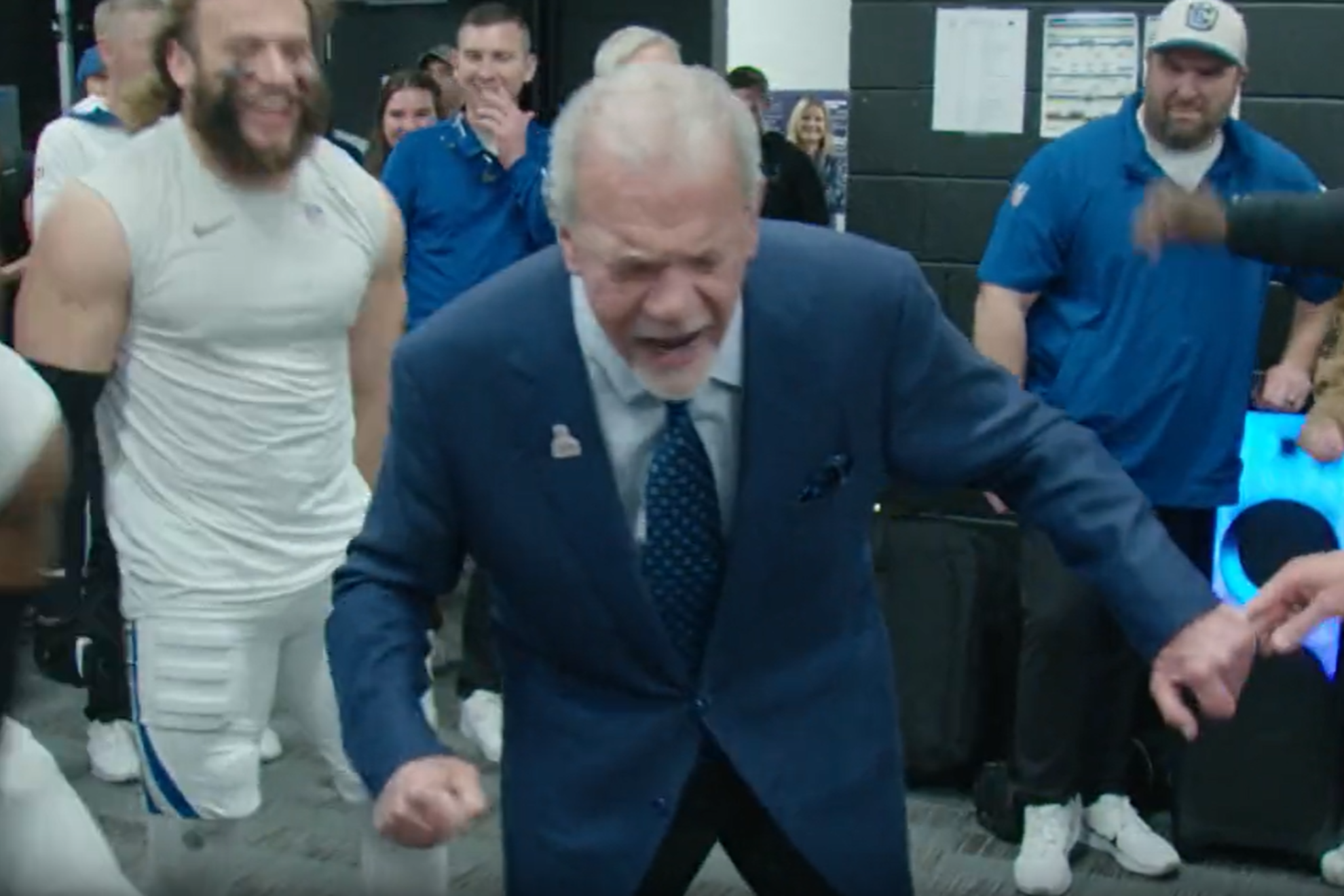 Jim Irsay sure knows how to have a fun time.