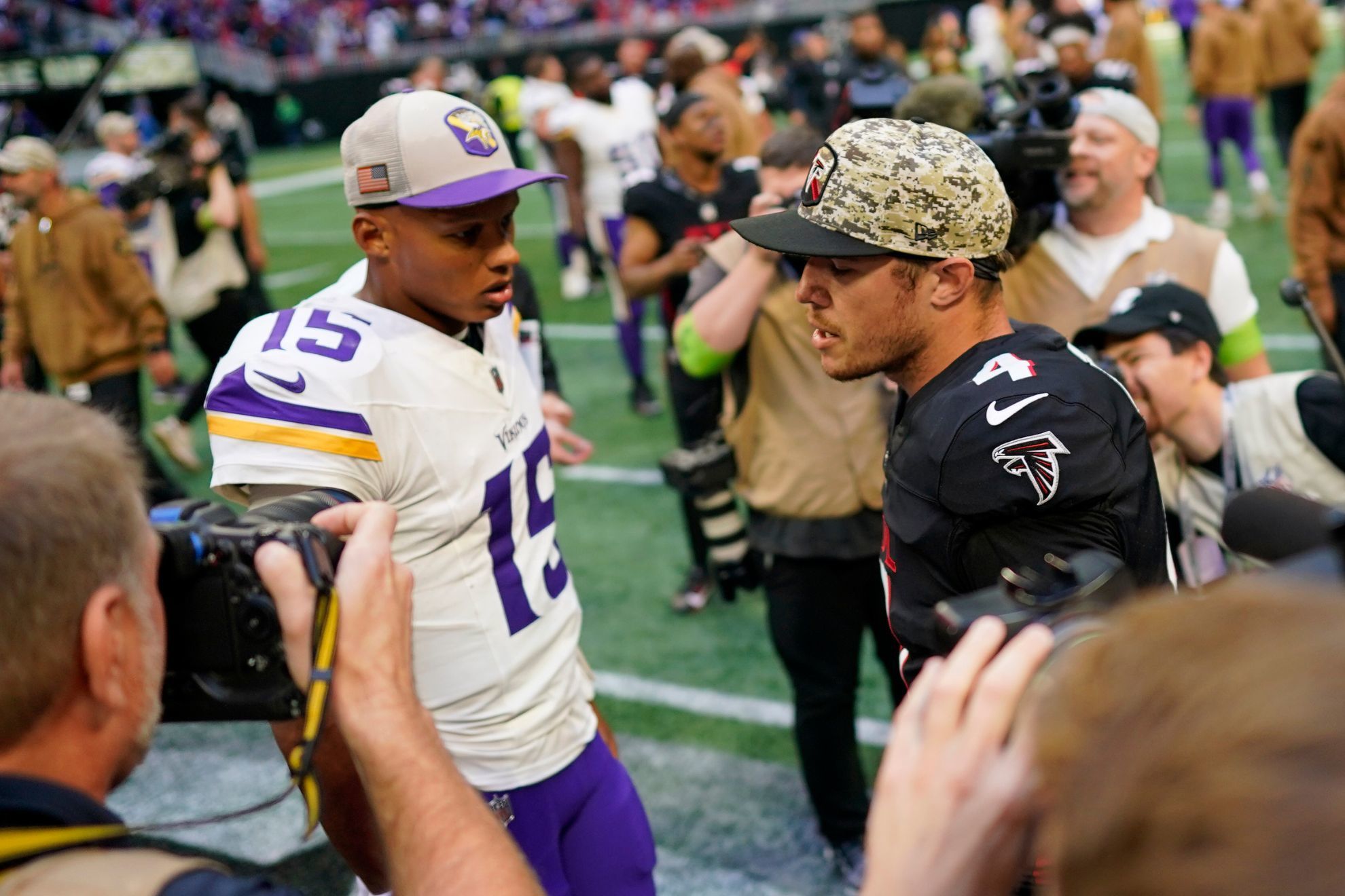 Josh Dobbs beats Falcons in Vikings debut despite learning plays on the fly