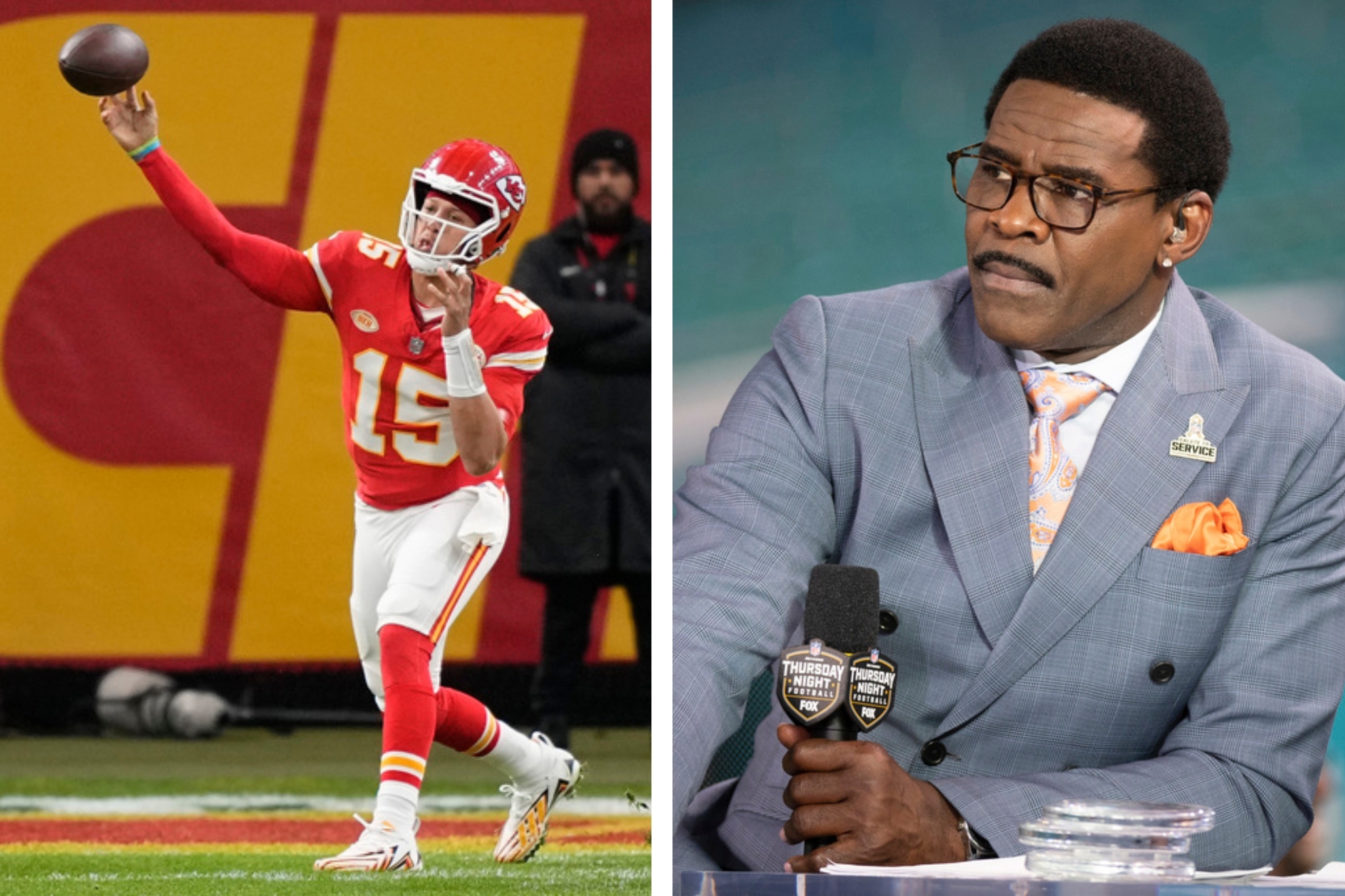 Irvin is impressed with what Mahomes is doing with no receiver help