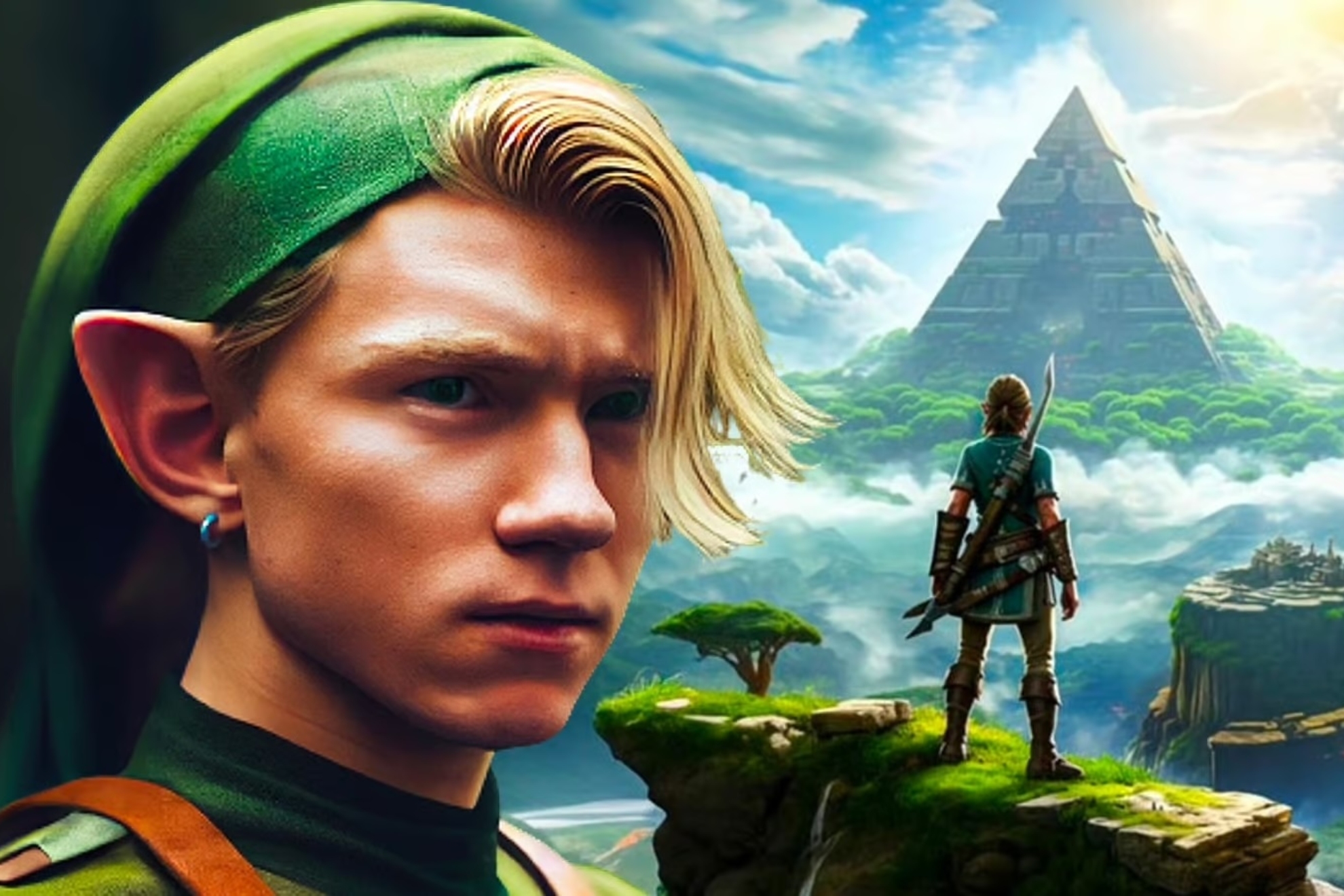 AI generated image of The Legend of Zelda