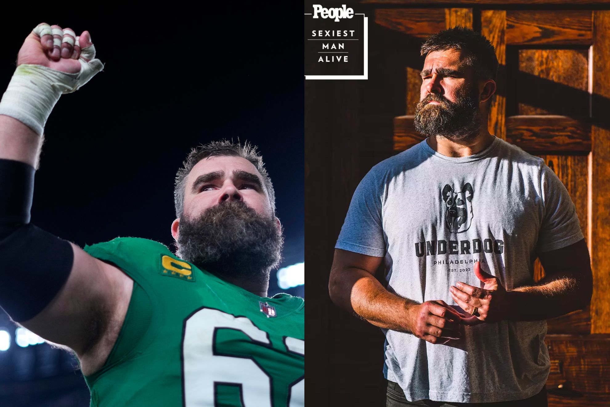 Jason Kelce was one of the frontrunners for People's Sexiest Man Alive award in 2023.