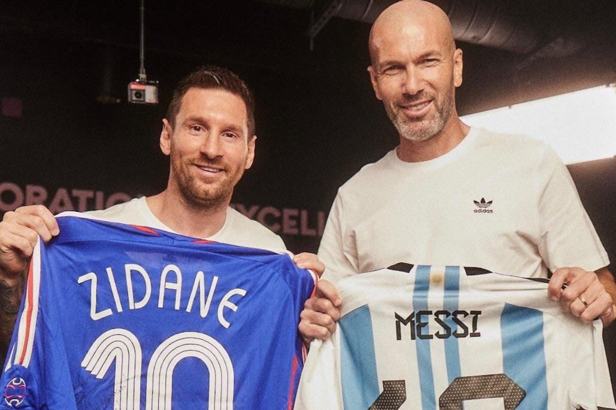 Zidane and Messi