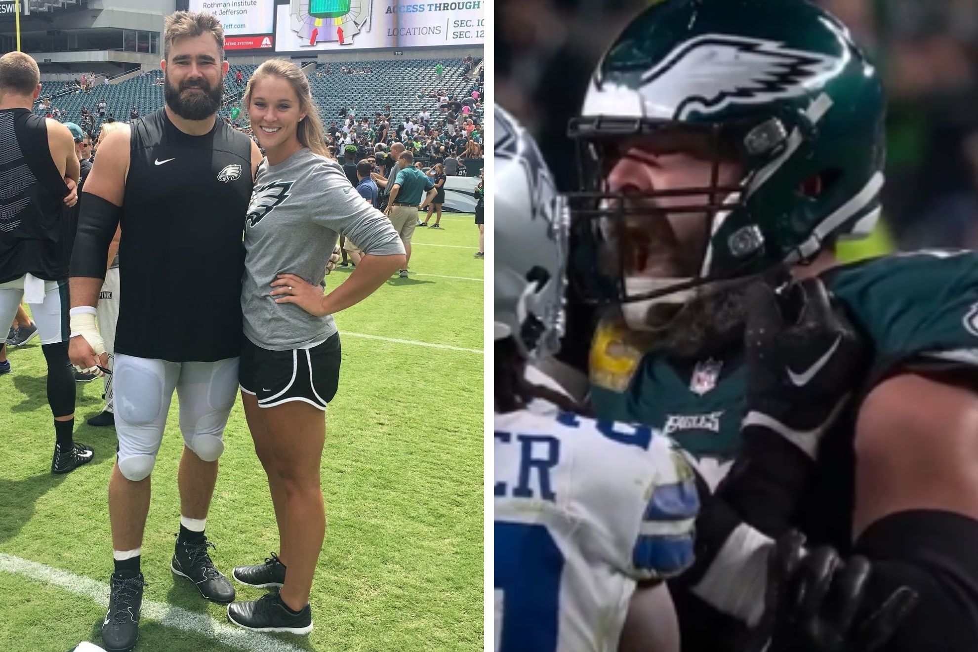 Jason Kelce recalls ditching wife Kylie during shark attack, reveals reason for shouting match