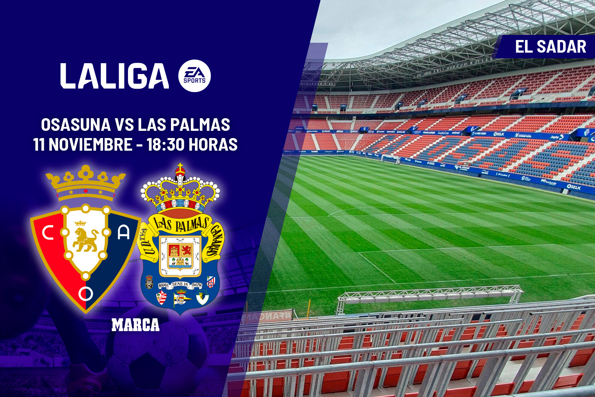 Osasuna - Las Palmas en directo | LaLiga EA Sports hoy en vivo