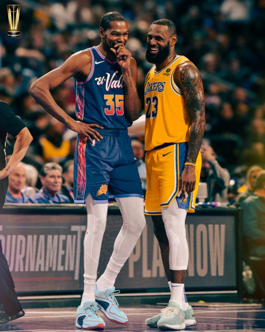 LeBron y Durant.