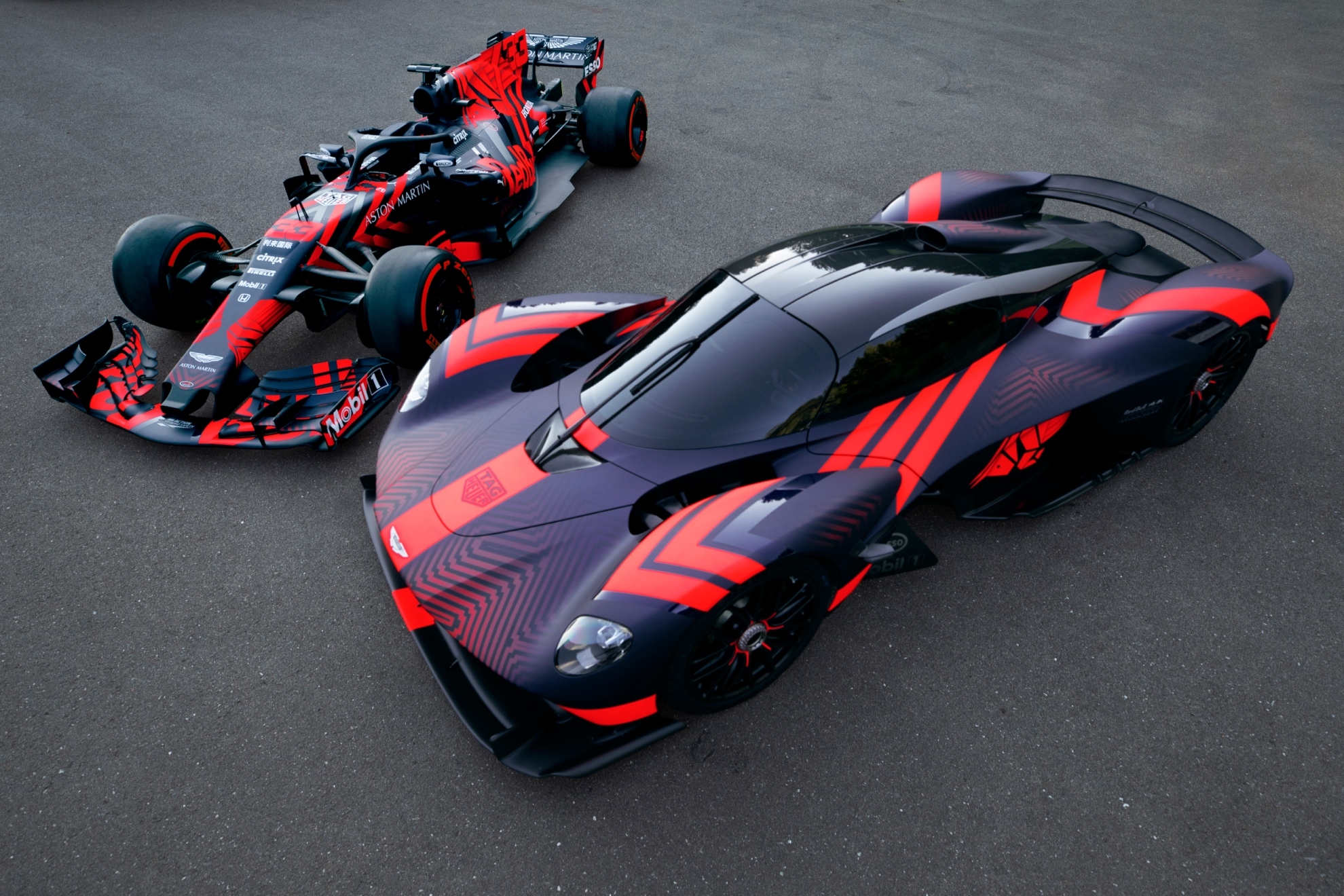 El Valkyrie fue un proyecto conjunto de Red Bull y Aston Martin cuando eran socios.