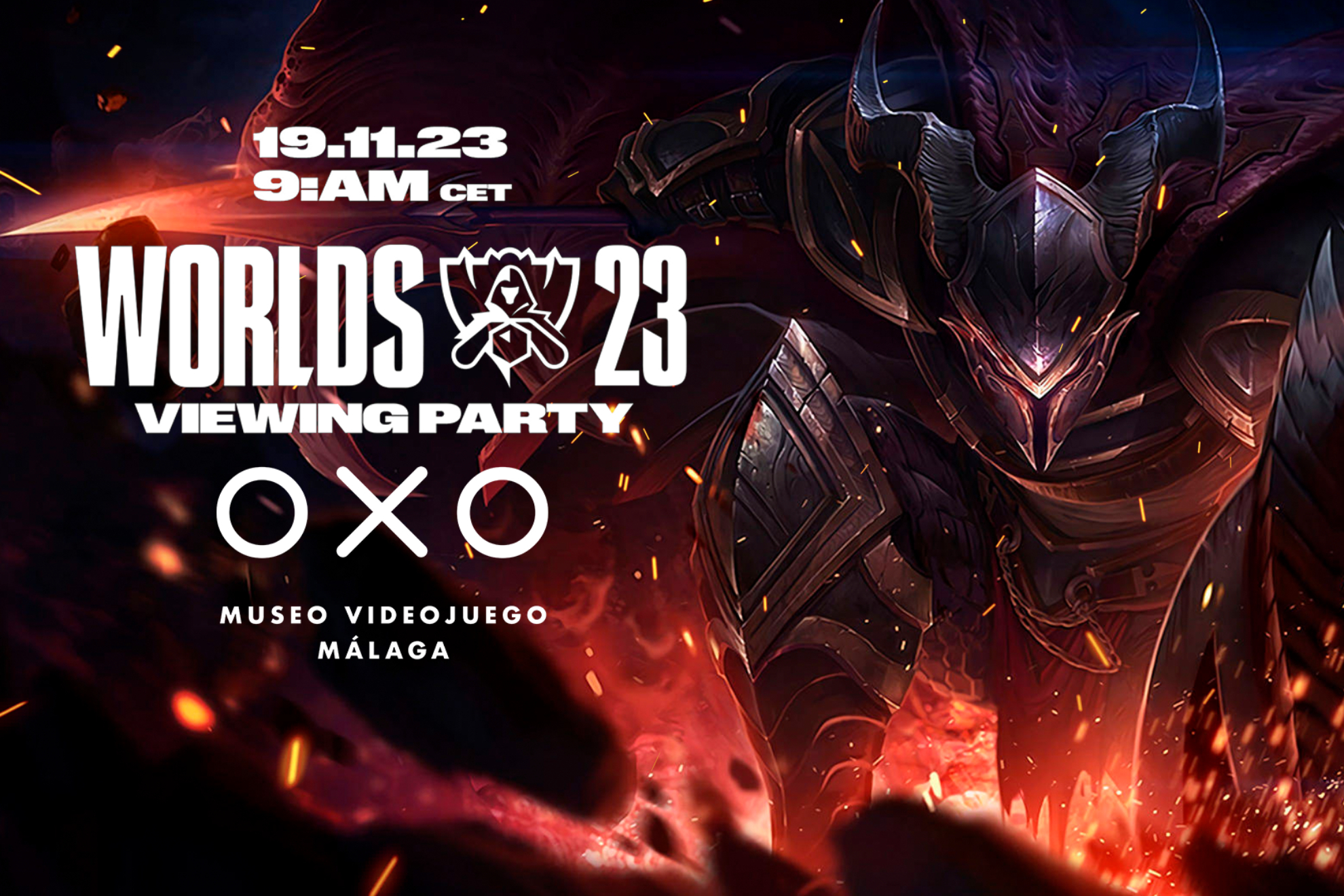 OXO el Museo del Videojuego vivirá la final de los Worlds 2023 con su watch party oficial | OXO