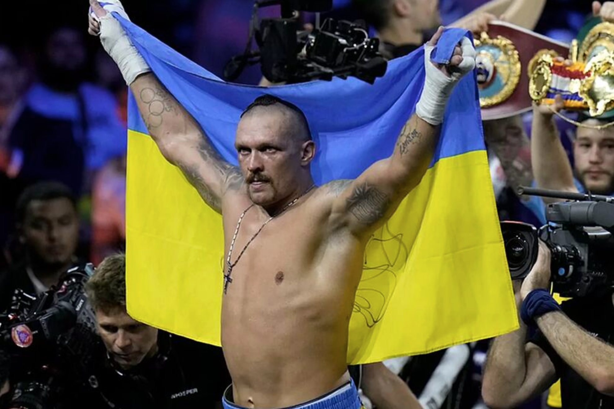 Oleksandr Usyk says he will retire from boxing and switch sports if he beats Tyson Fury