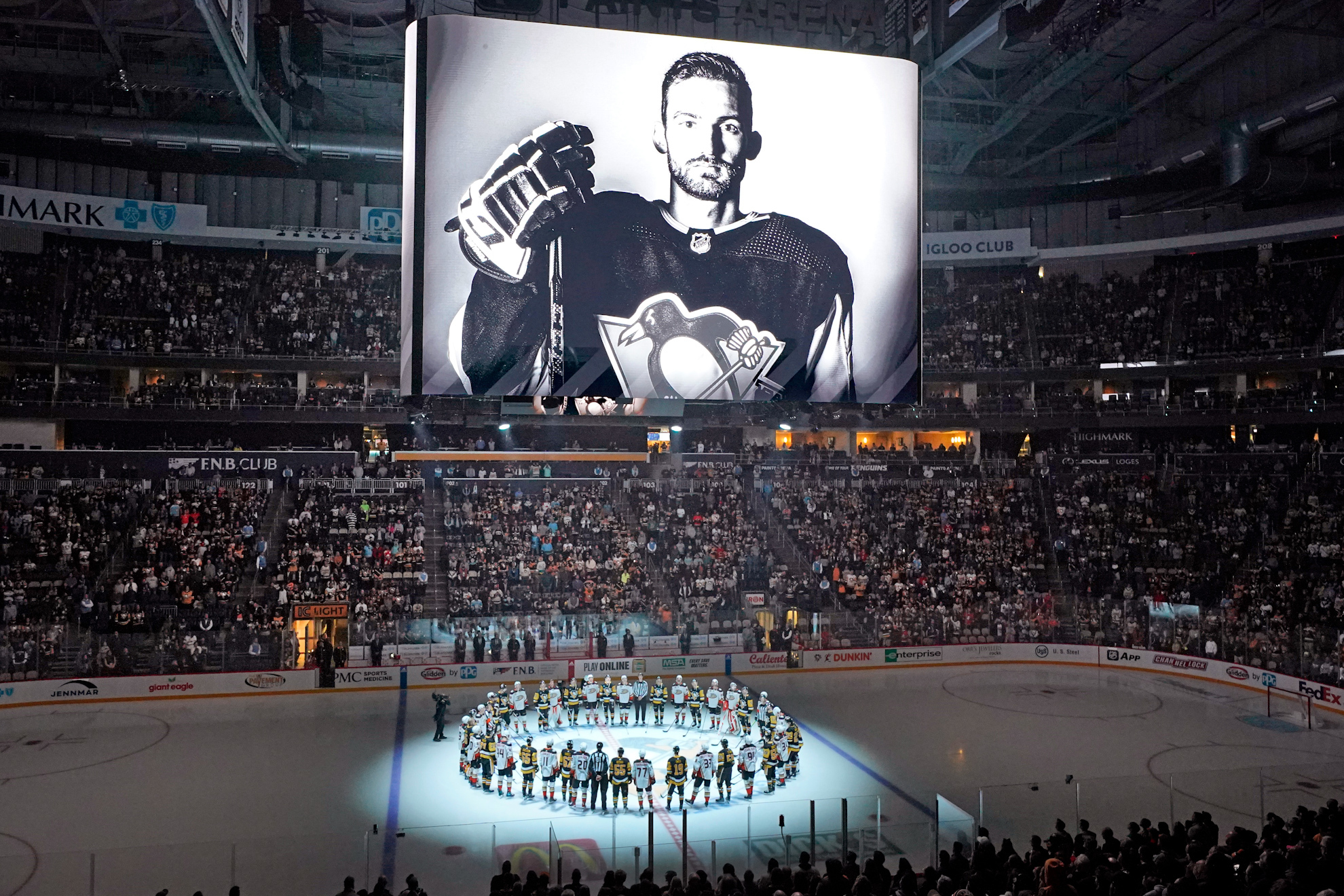 Adam Johnson honored with touching video tribute from his teammates and the NHL