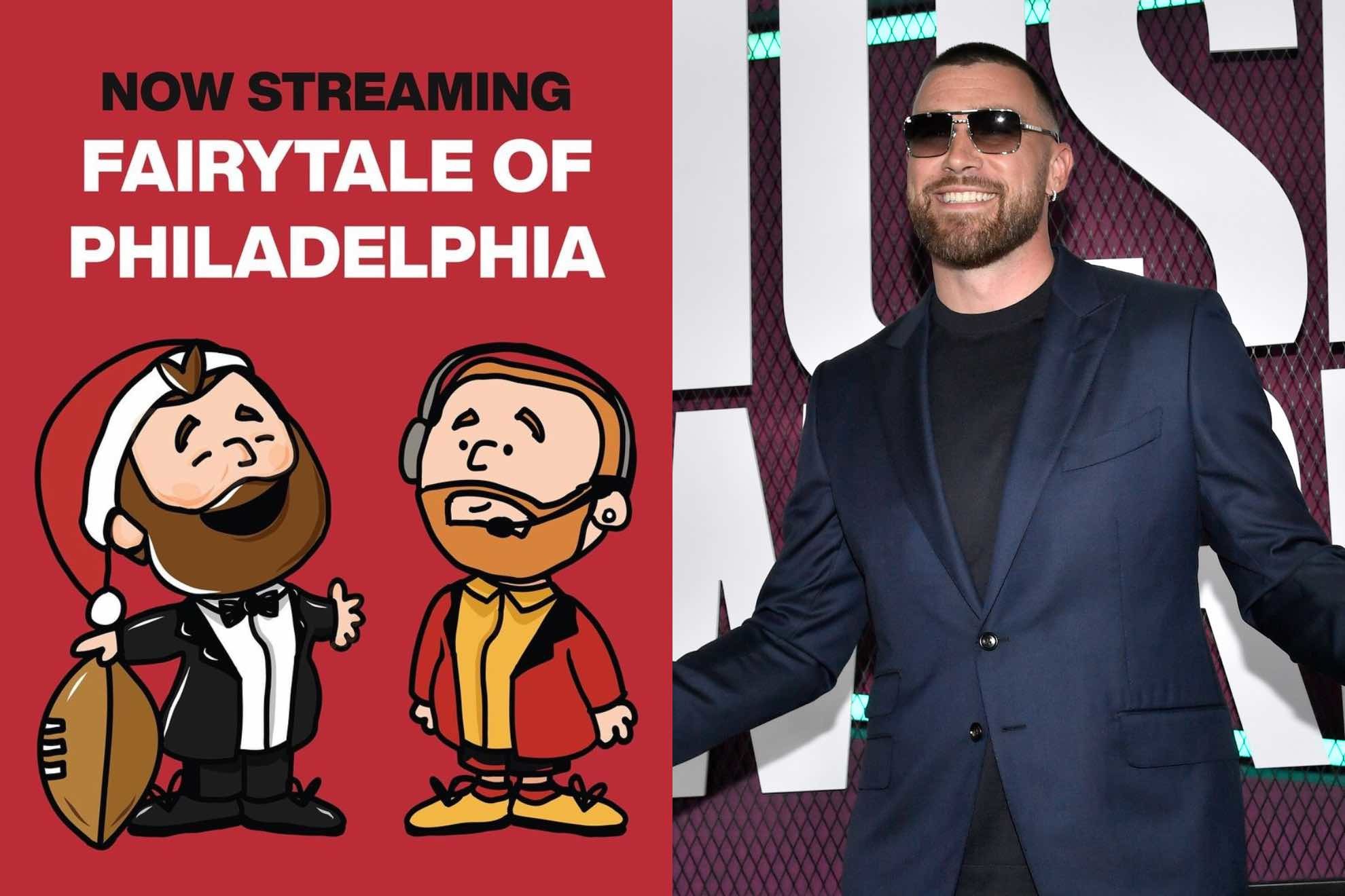 Travis Kelce steals spotlight from brother Jason on new Christmas song and Eagles players don't like it