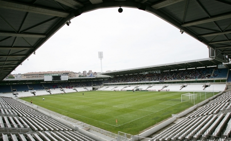 Estadio del Racing, escenario de la Copa para el Athletic.