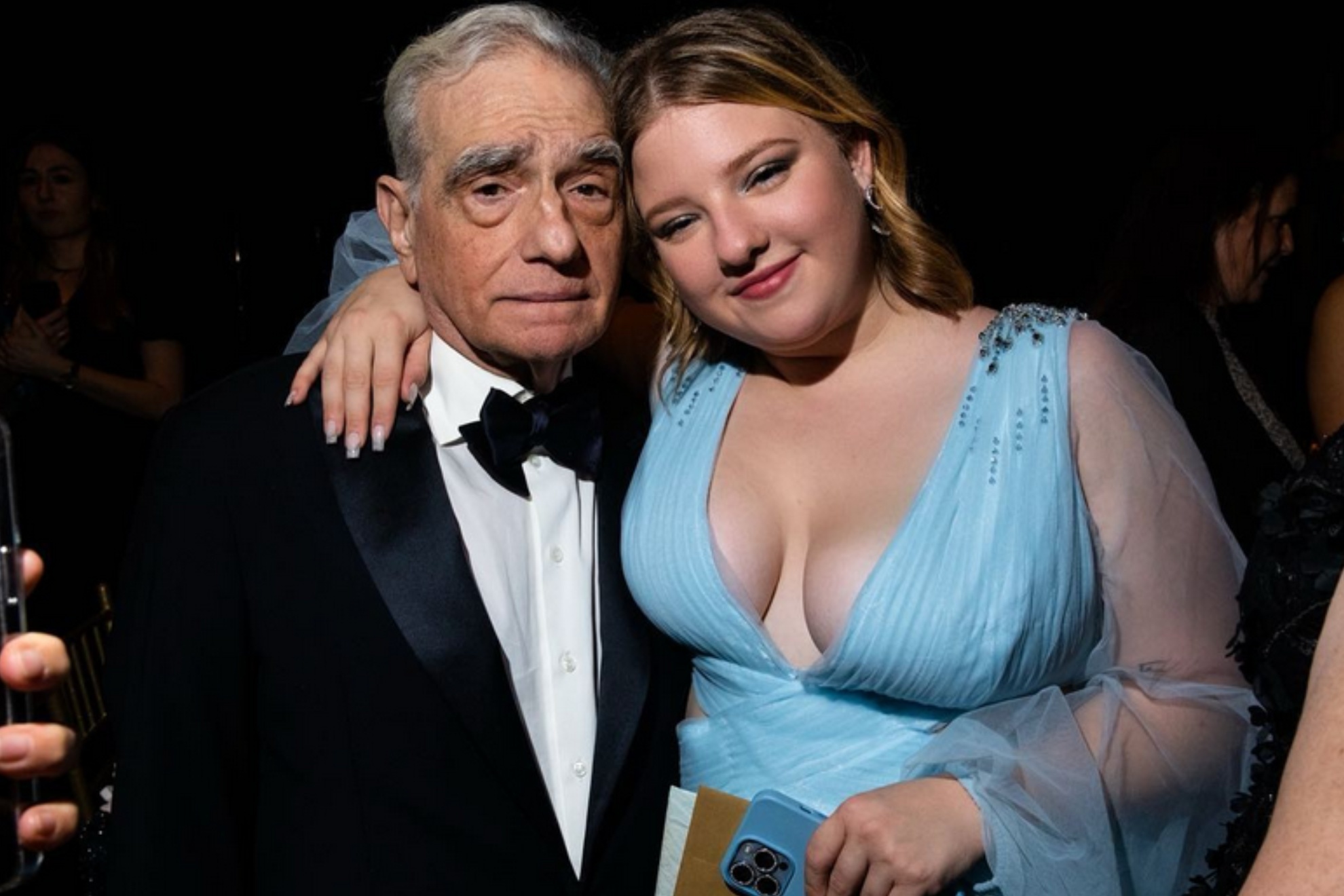 Fancesca and Martin Scorsese at their shared birthday party.