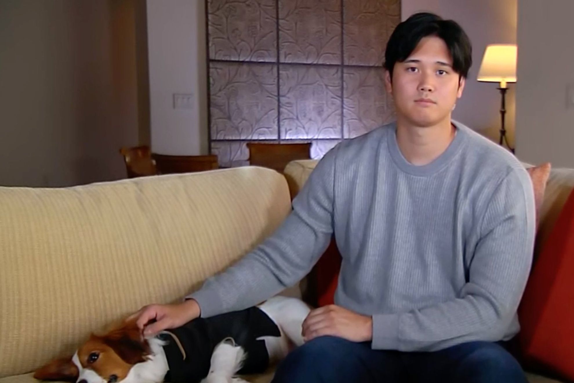 Shohei Ohtani's puppy is the real MVP, steals spotlight with a cute high-five