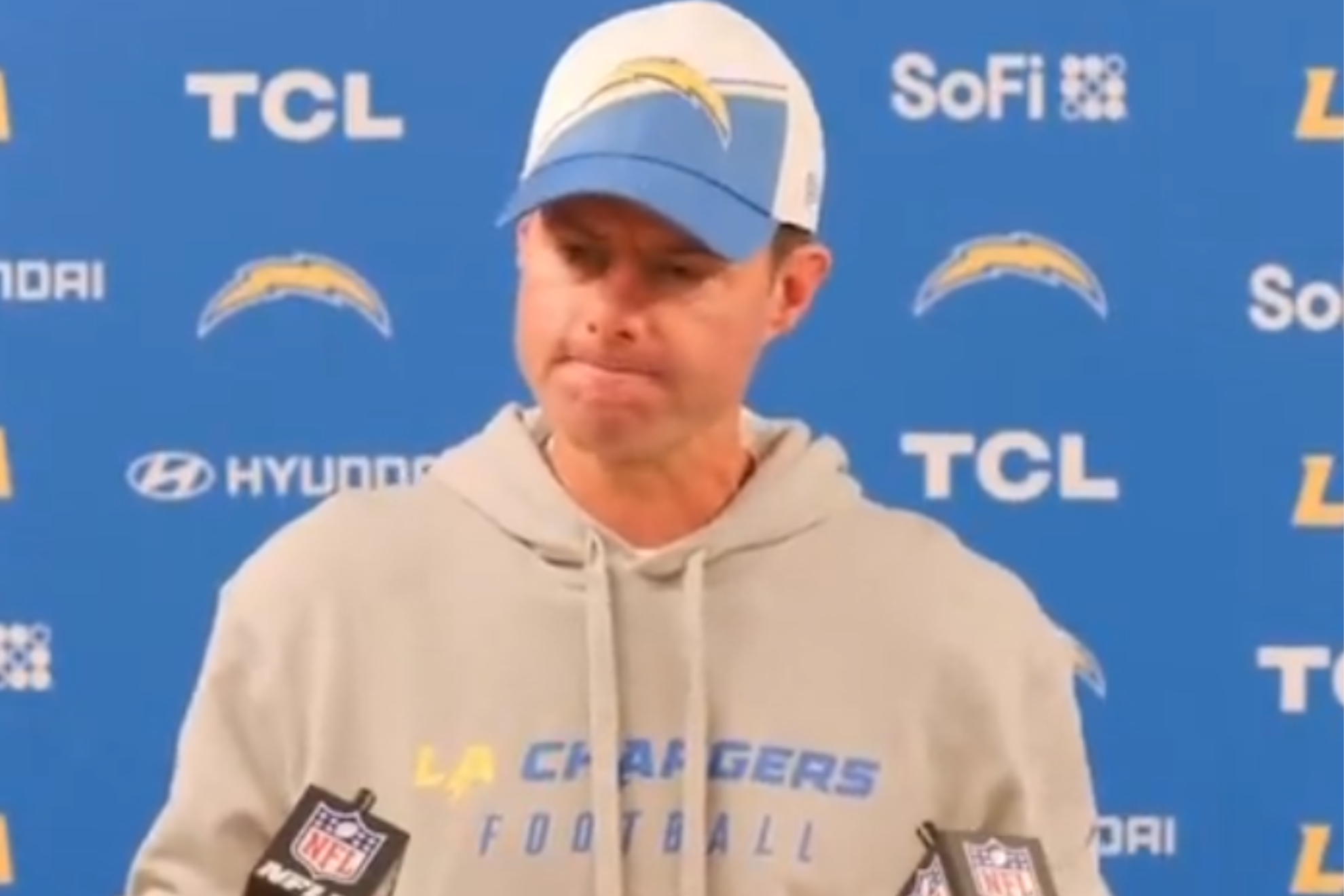 Staley's Chargers are 4-6 and unlikely to return to the playoffs.
