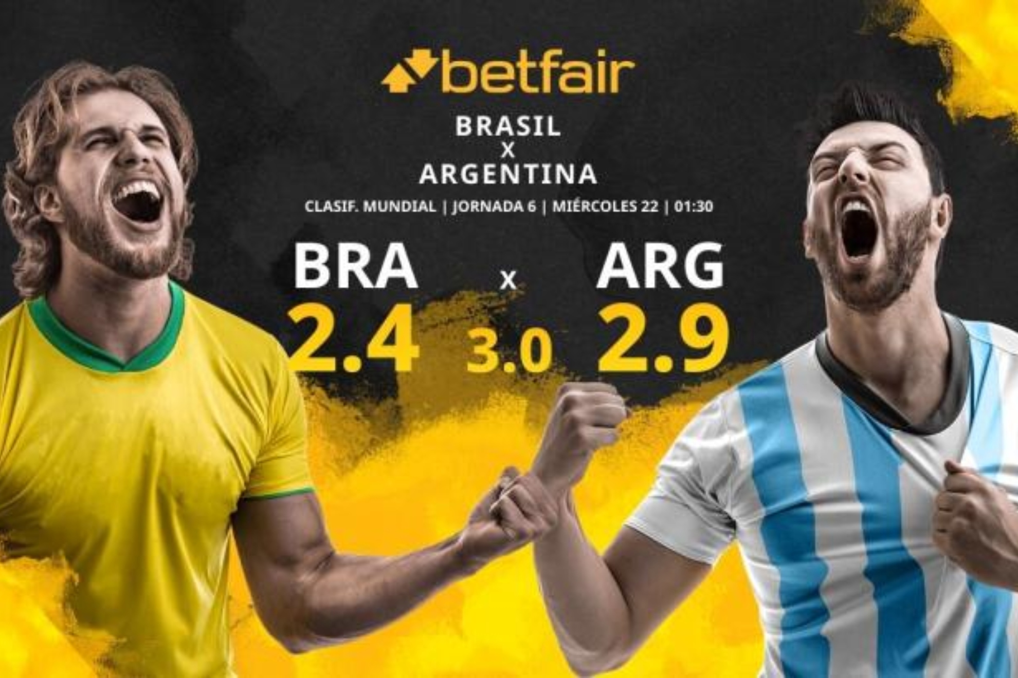 Brasil vs Argentina: estadísticas y pronósticos