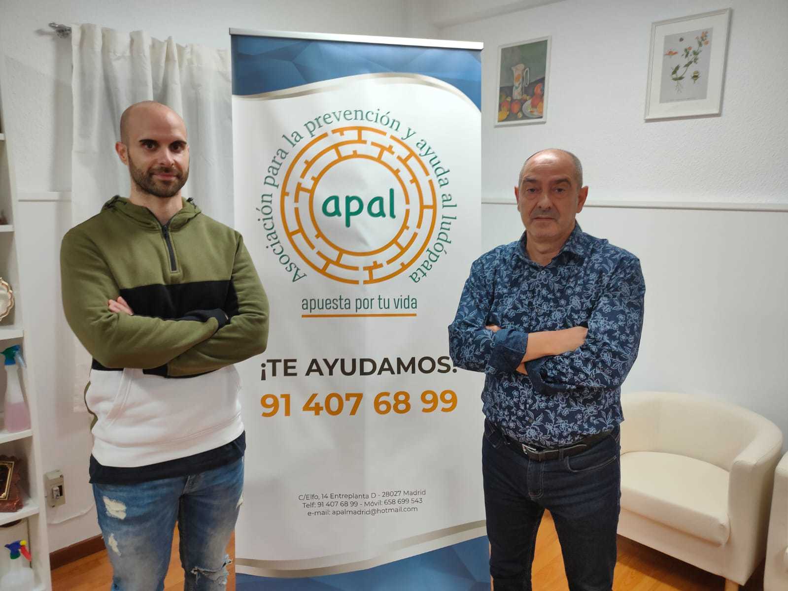 Borja Rodríguez y Juan Carlos Gallego, miembros de APAL.