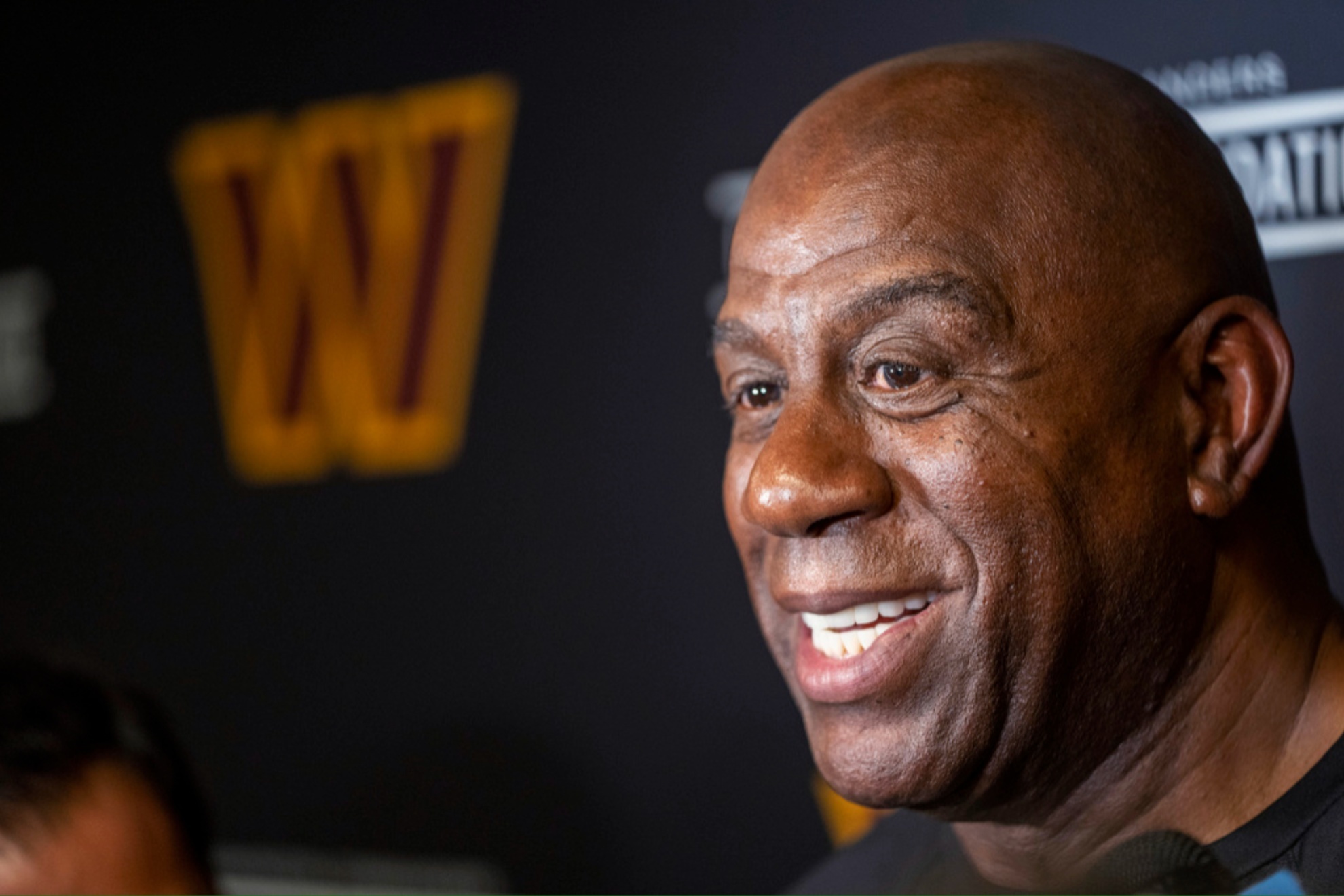 Magic Johnson is part-owner of the Commanders since early 2023.